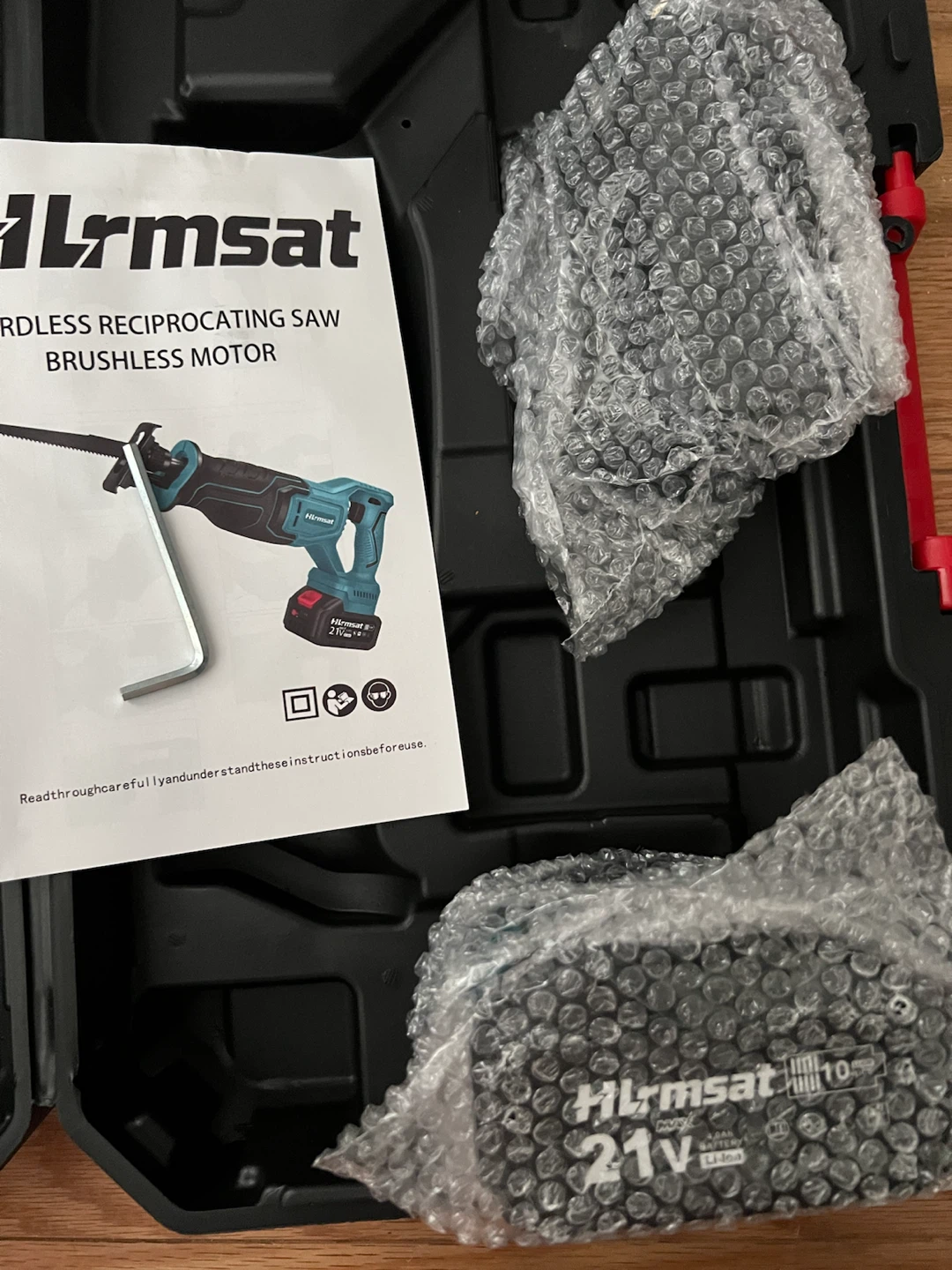 Cordless Reciprocating Saw with Battery and Case - photo 2