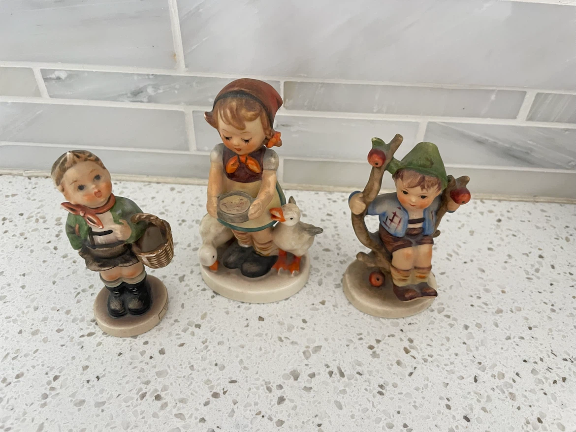 3 Hummel Figurines - W. Germany