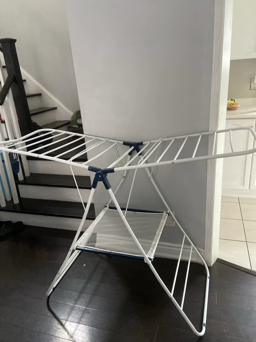 White Folding Drying Rack