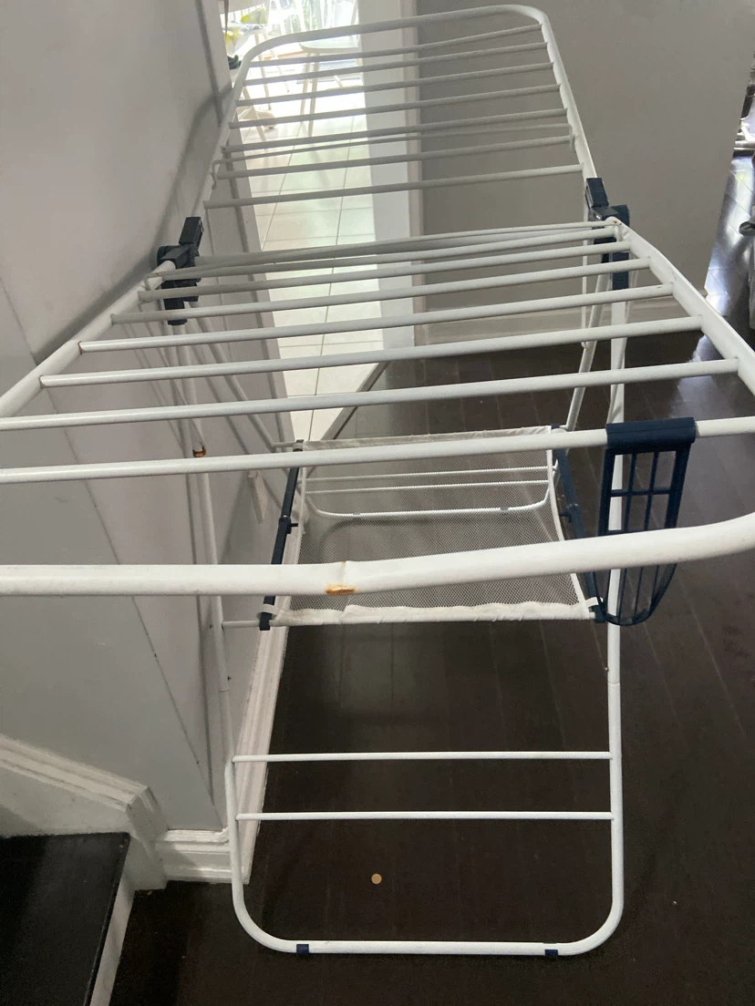 White Folding Drying Rack - photo 2