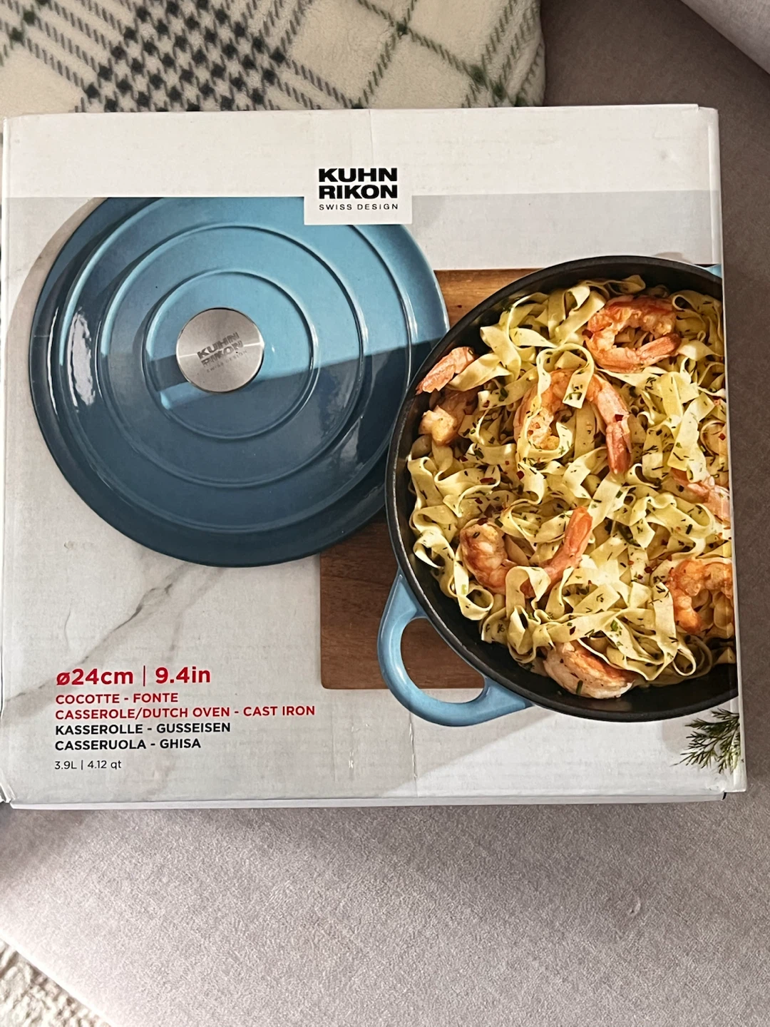 Kuhn Rikon 24cm Cast Iron Casserole Dutch Oven