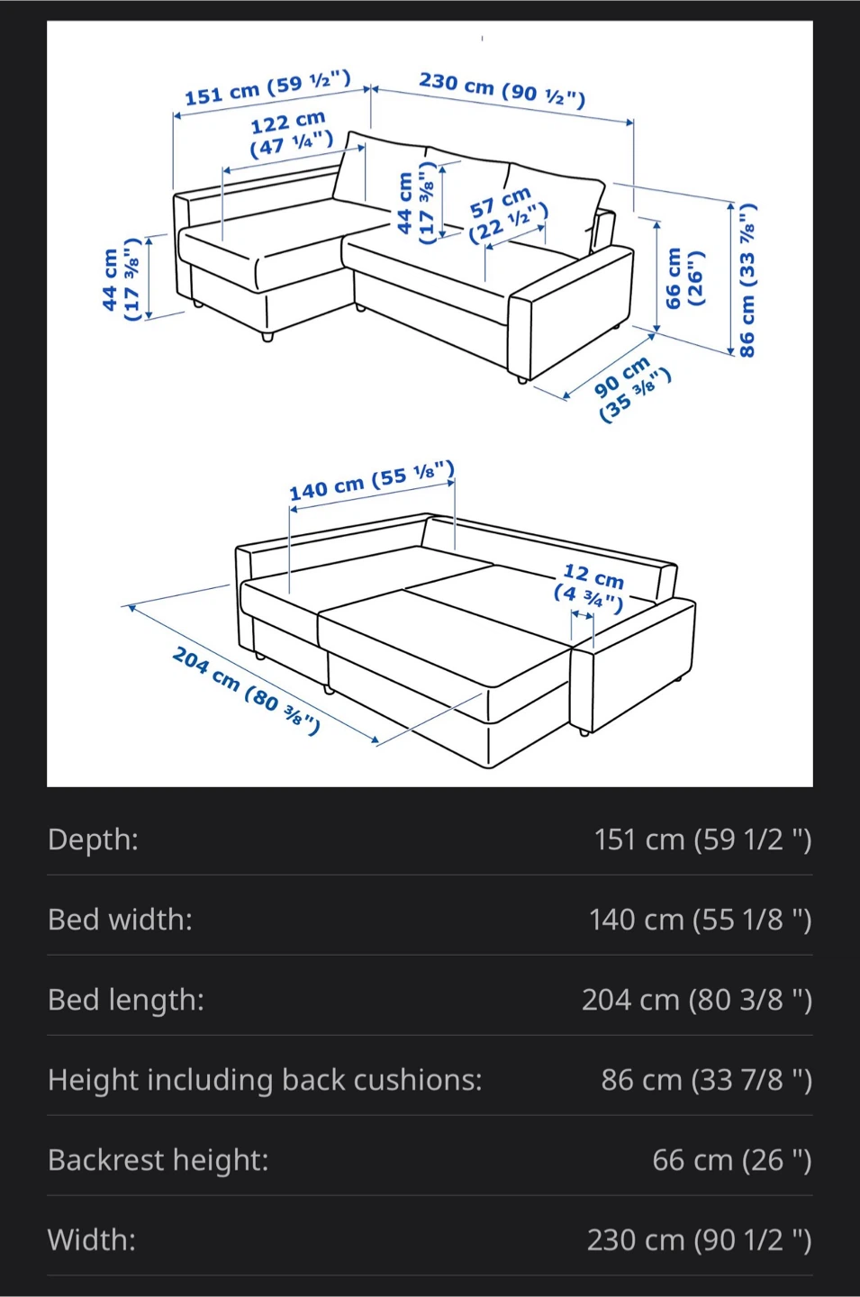 Convertible Sectional Sofa/bed - photo 4