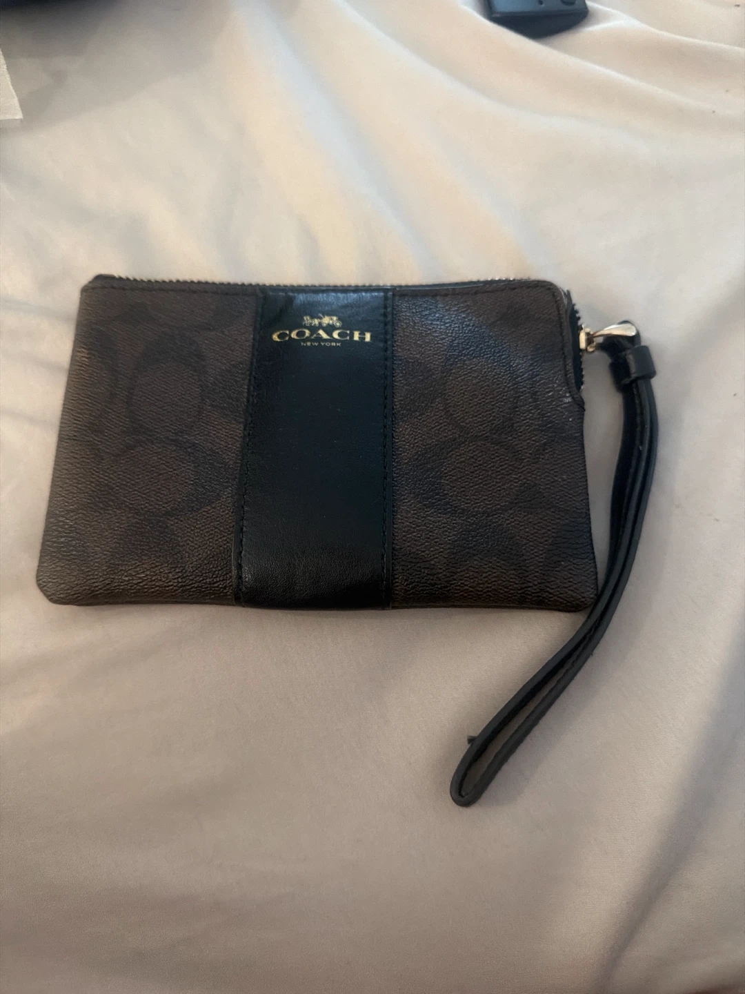 Coach Signature Wristlet