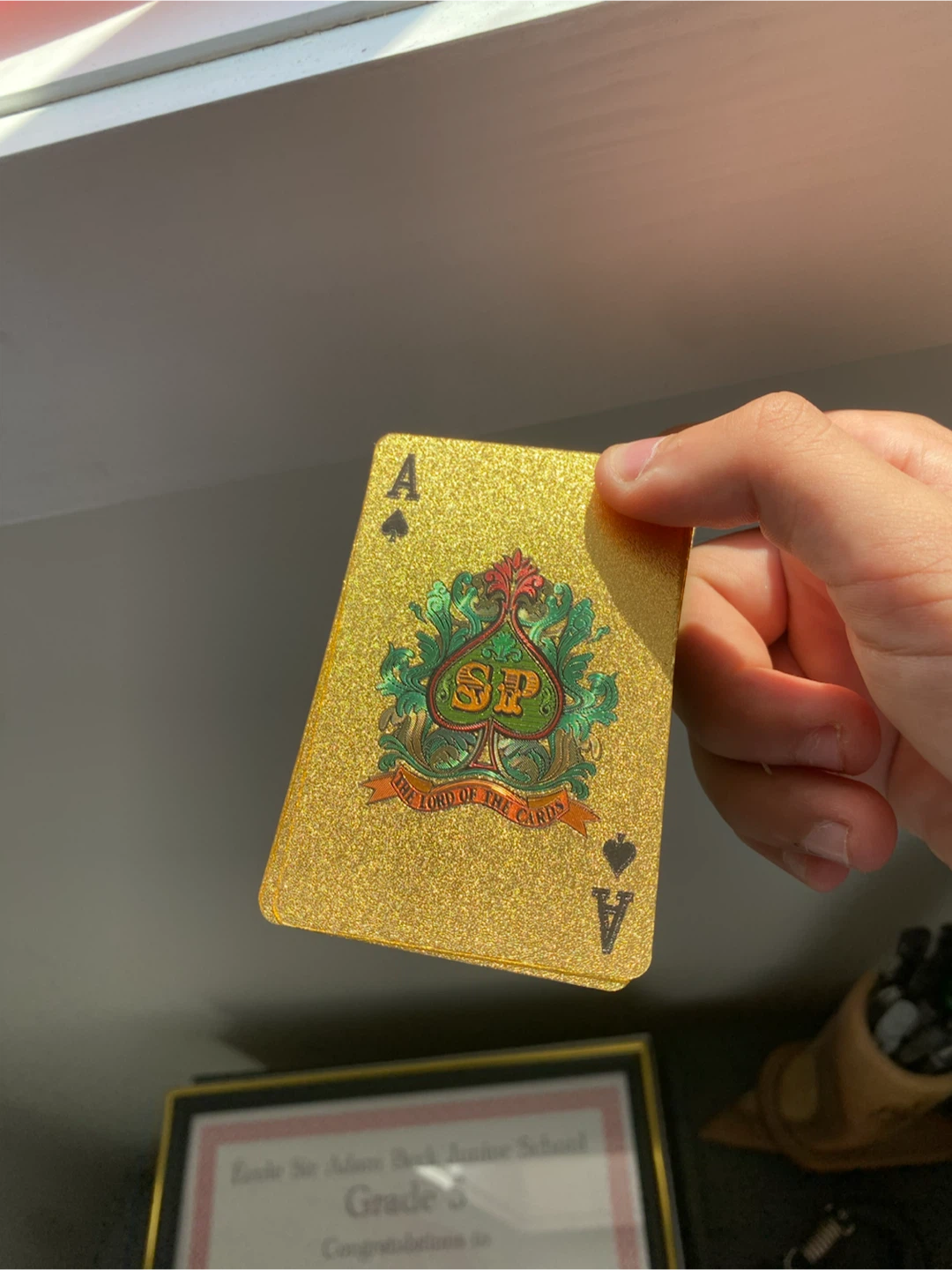 Golden deck of cards - photo 2