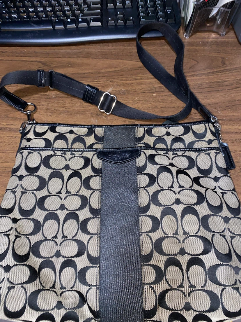Coach Monogrammed Crossbody Bag