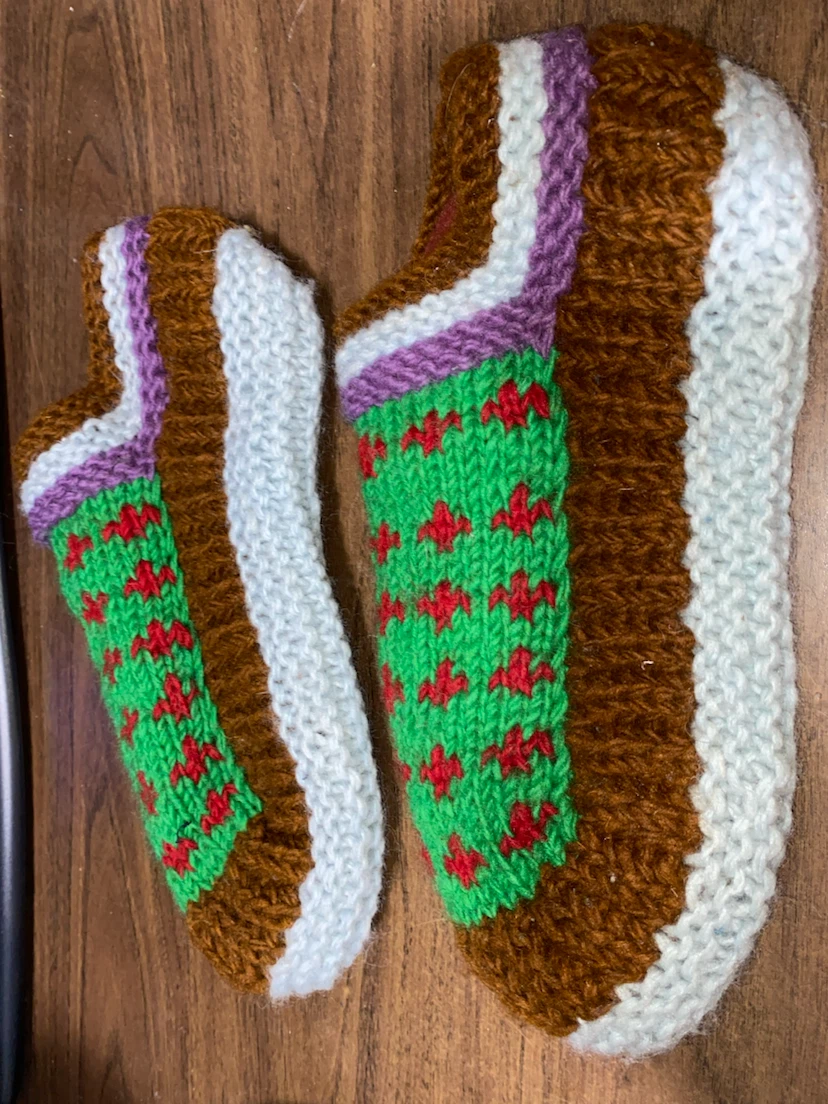 Hand-knitted Slippers