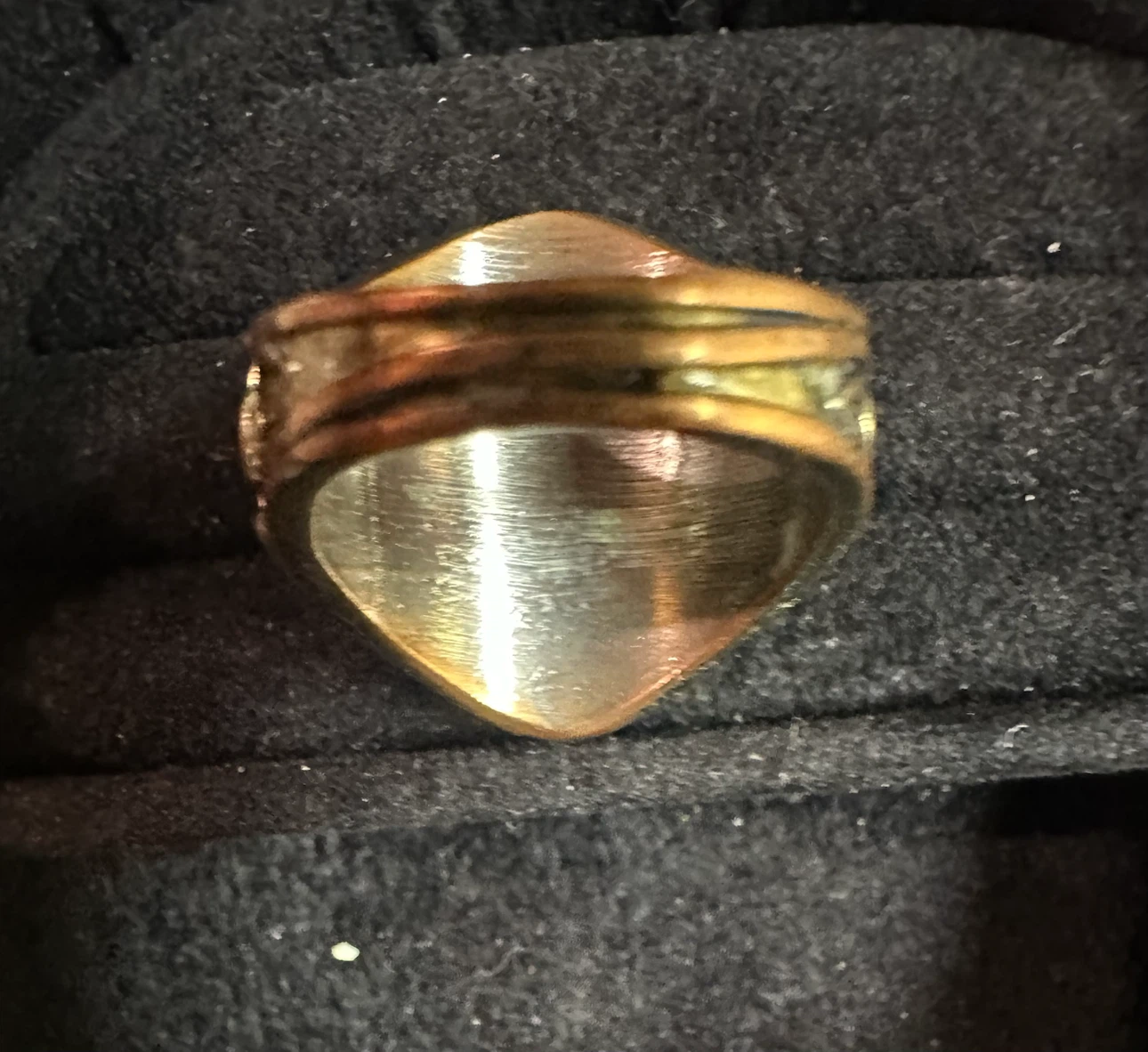 Vintage Enamel Swirl Ring - photo 2