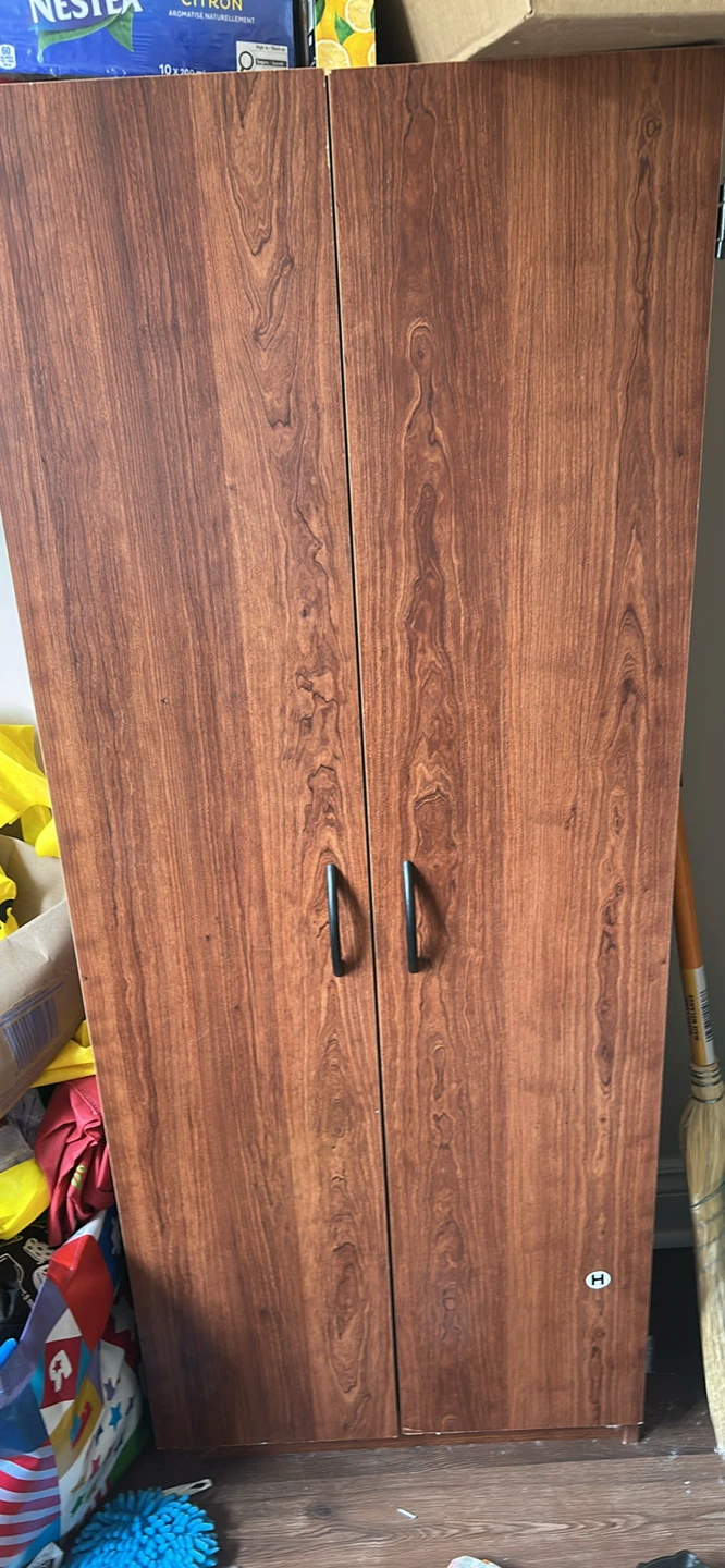 Wooden Wardrobe with Double Doors