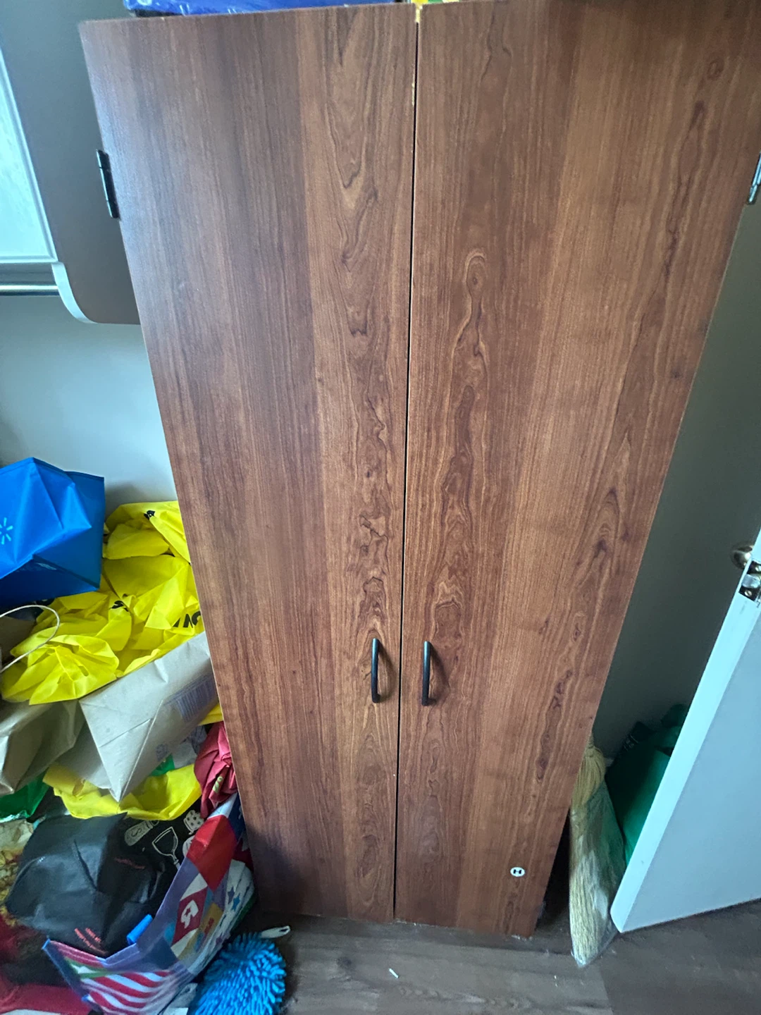 Wooden Wardrobe with Double Doors - photo 4