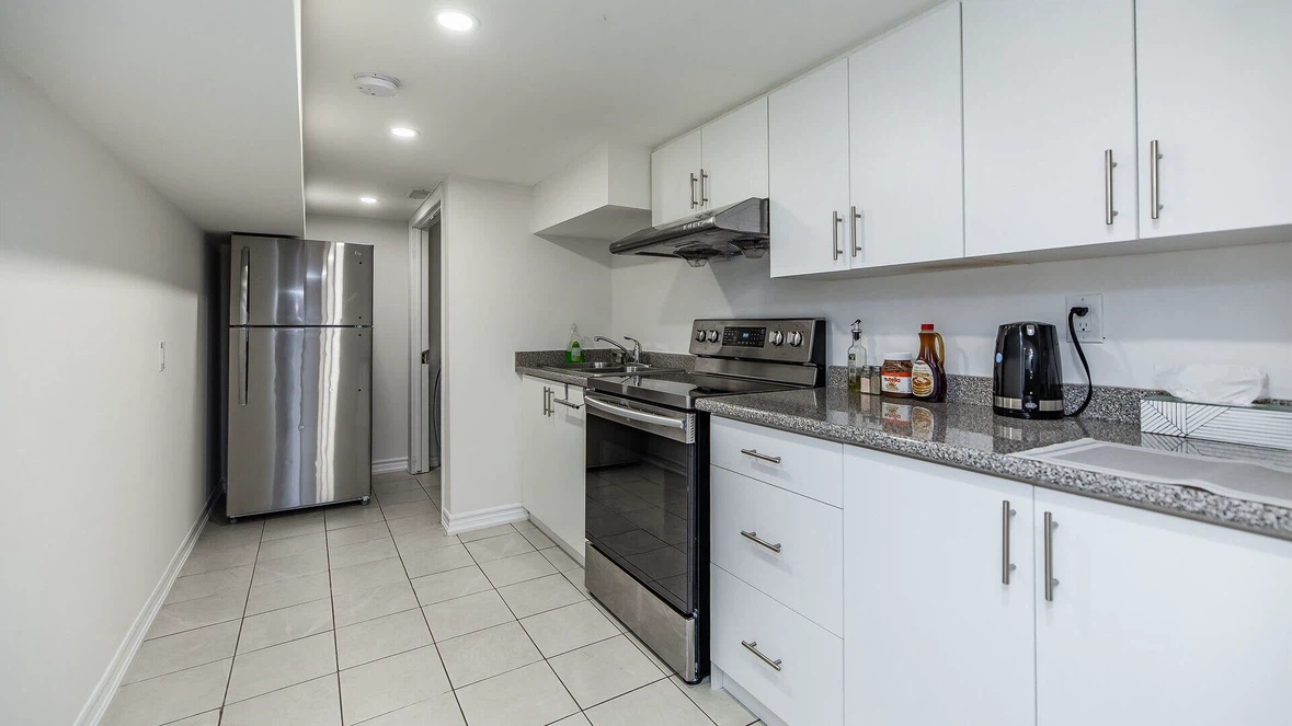 1 Bed 1 Bath Basement Unit for Rent