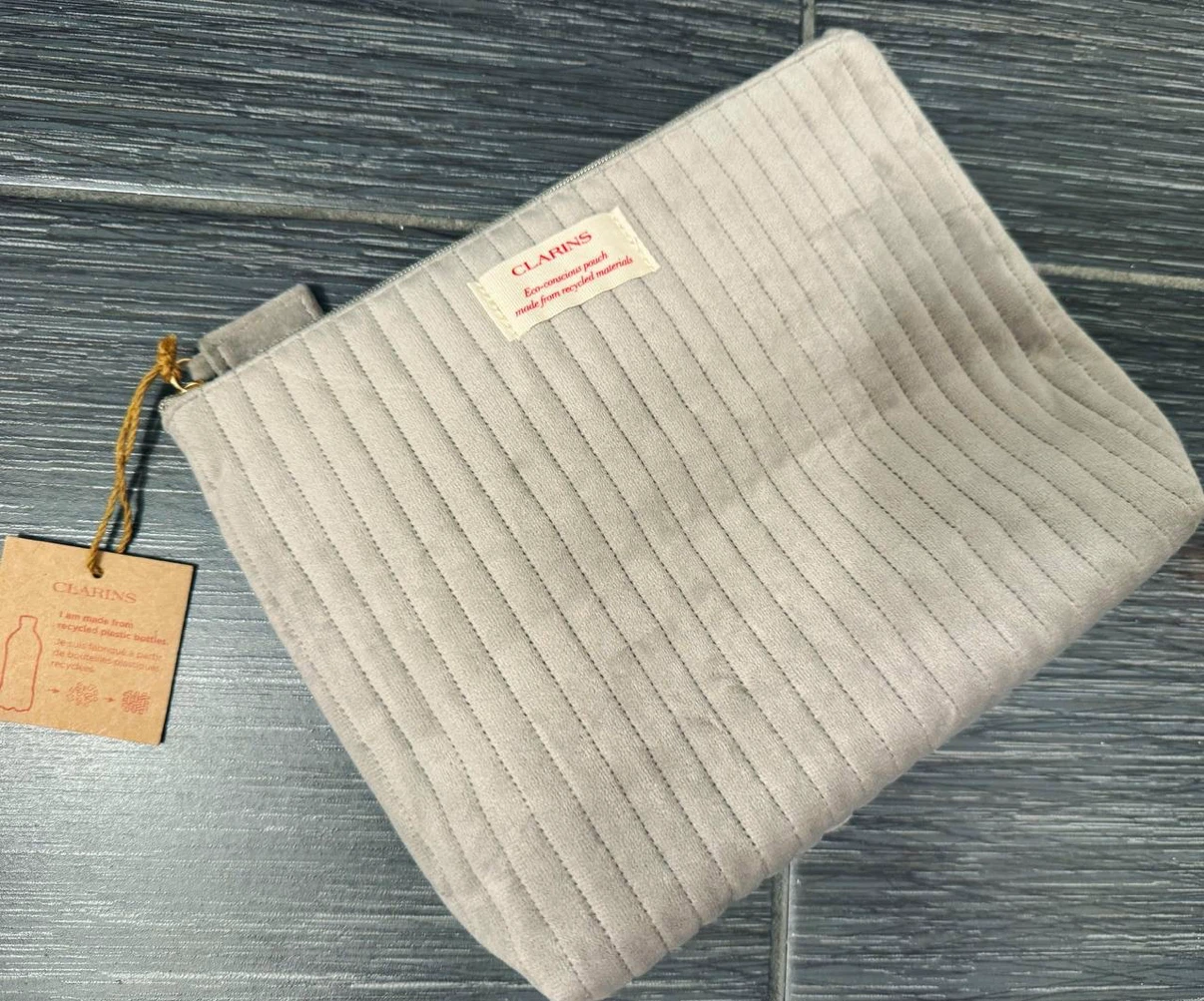 Clarins Cosmetic Pouch – New with Tag