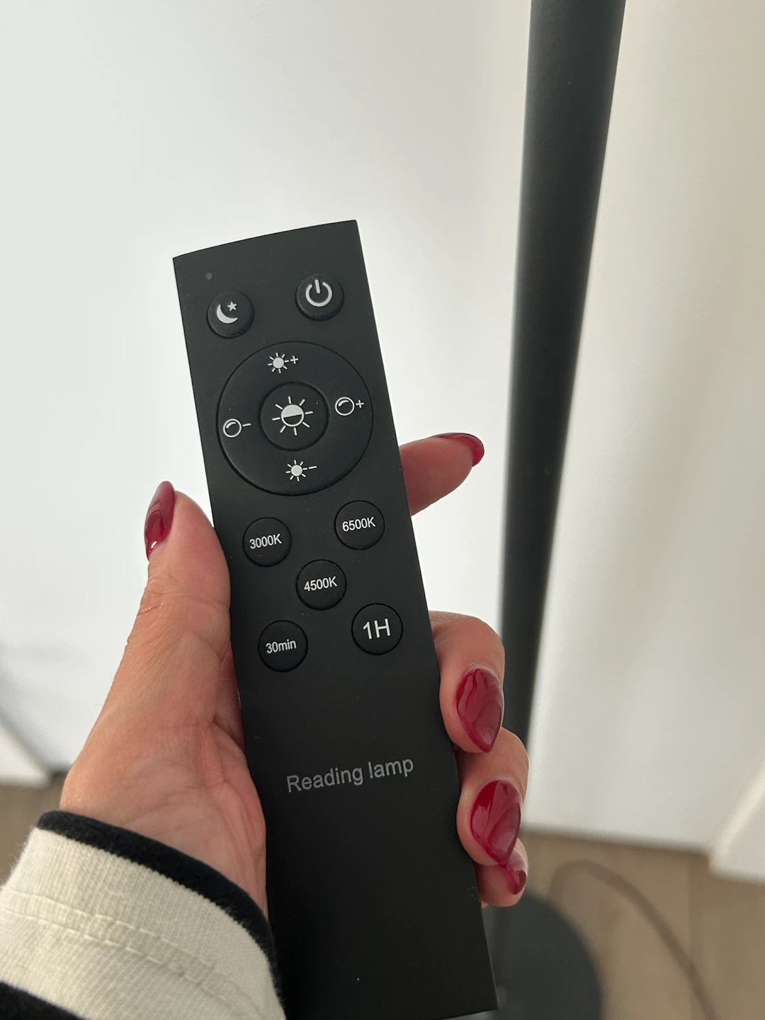 Black Floor Lamp with Remote - photo 2