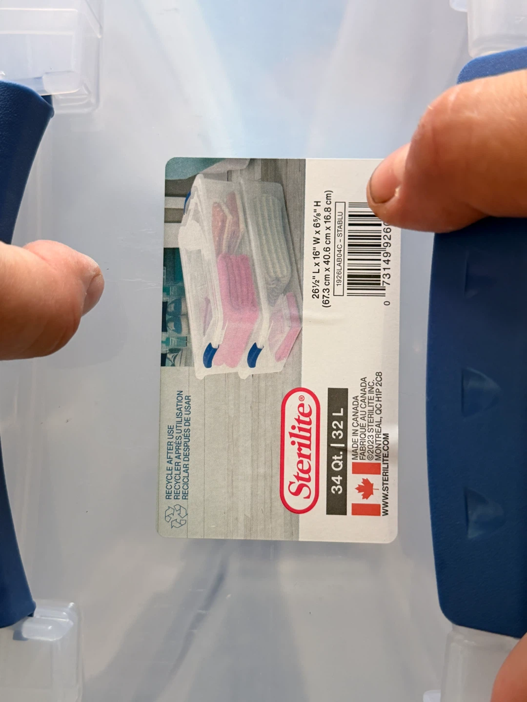 Sterilite 34 Qt Storage Bin - photo 3