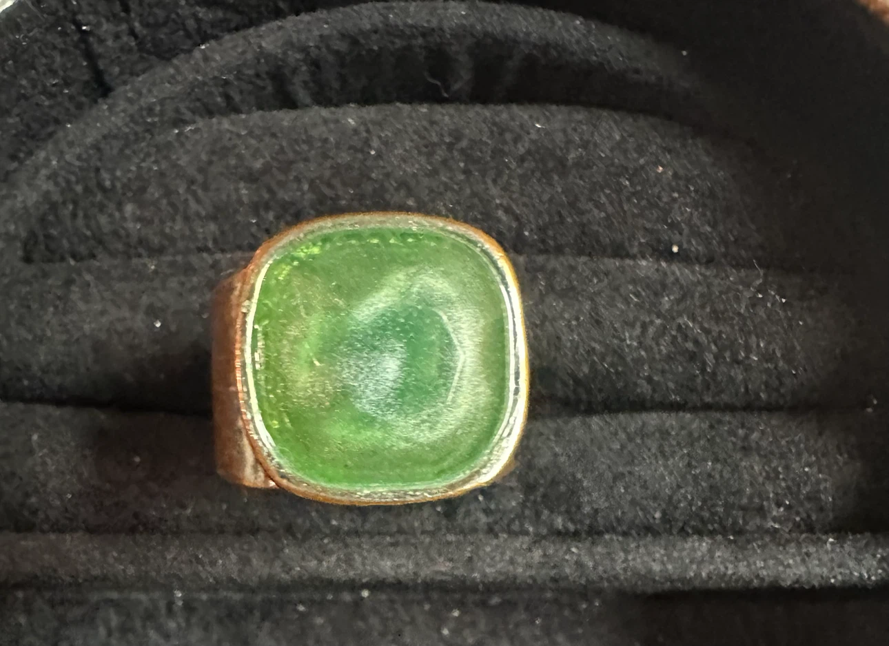 Green Stone Ring