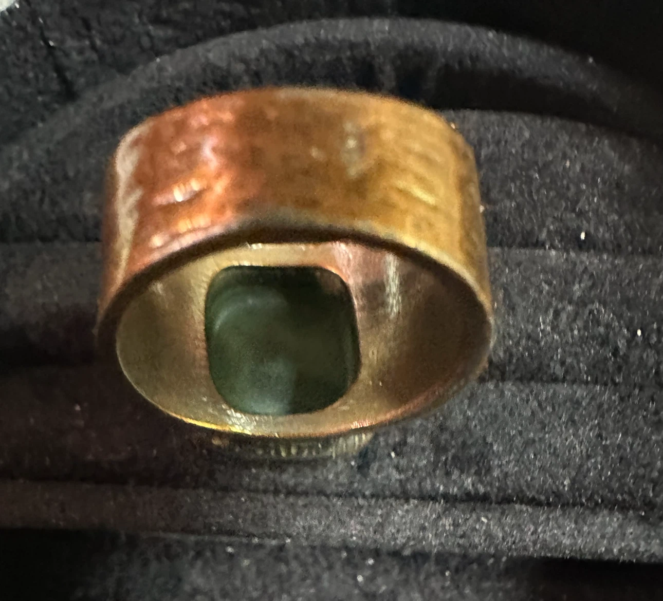 Green Stone Ring - photo 3