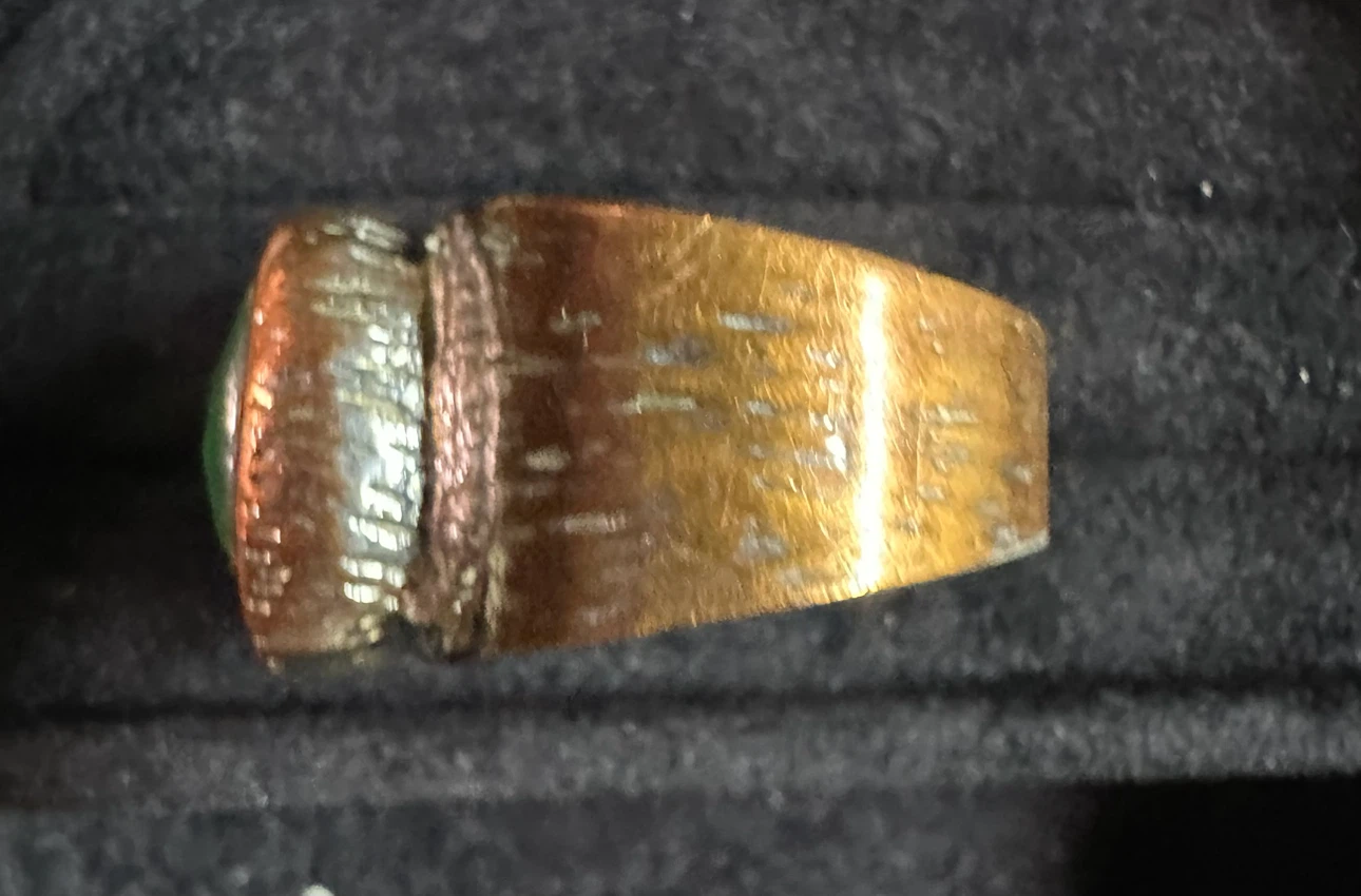 Green Stone Ring - photo 4
