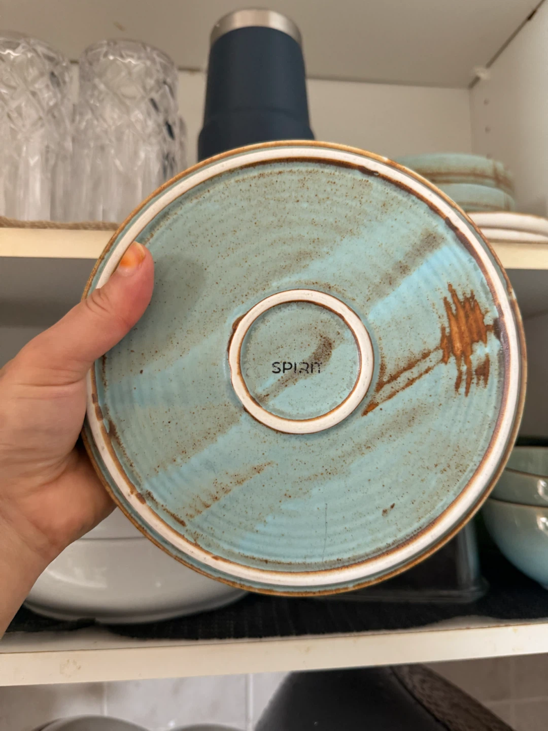 Spirit Blue Rustic Plate count of 4 - photo 3