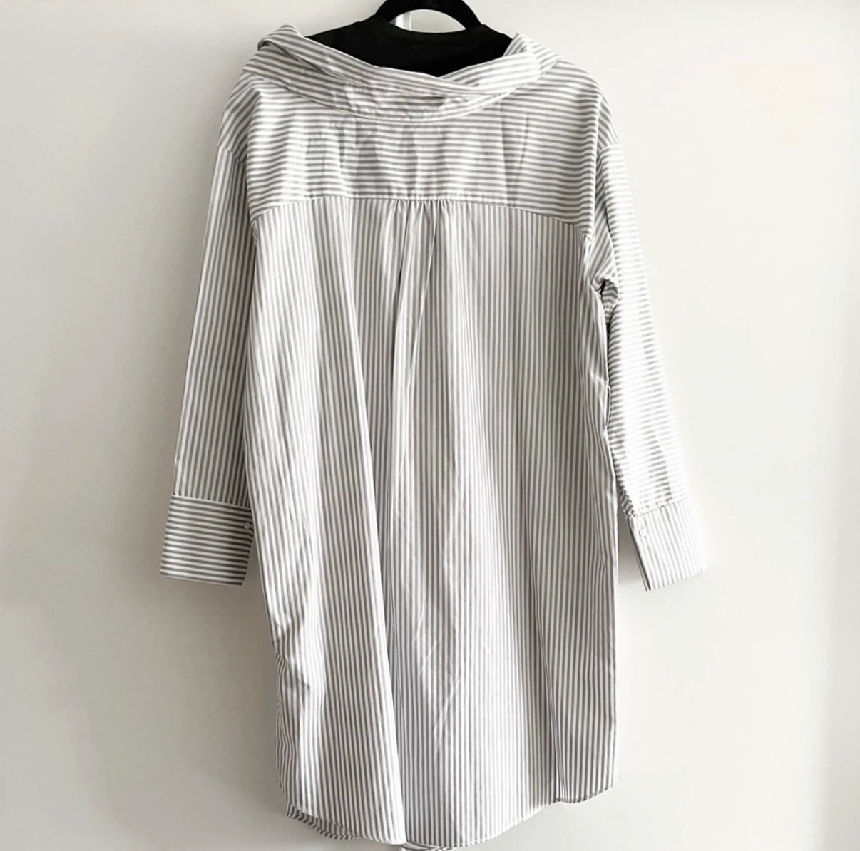 Maje Striped Shirt Dress - Size 1 (S) - photo 3