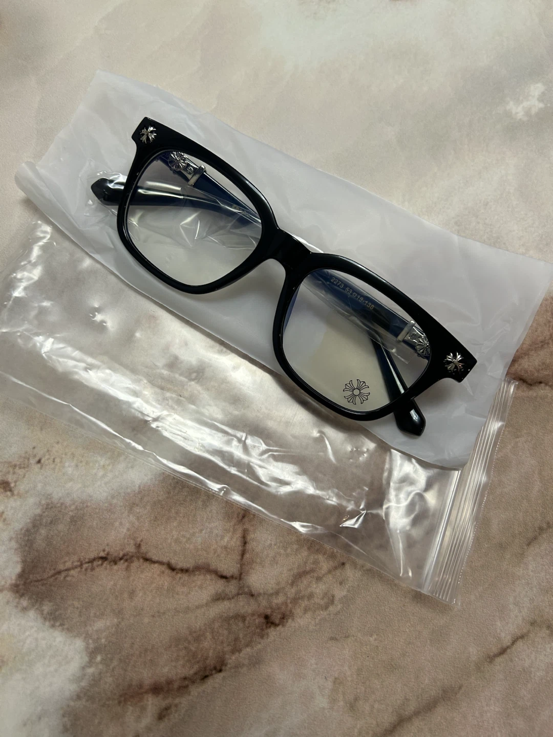 Chrome Hearts Glasses - Clear & Black Frames - photo 2