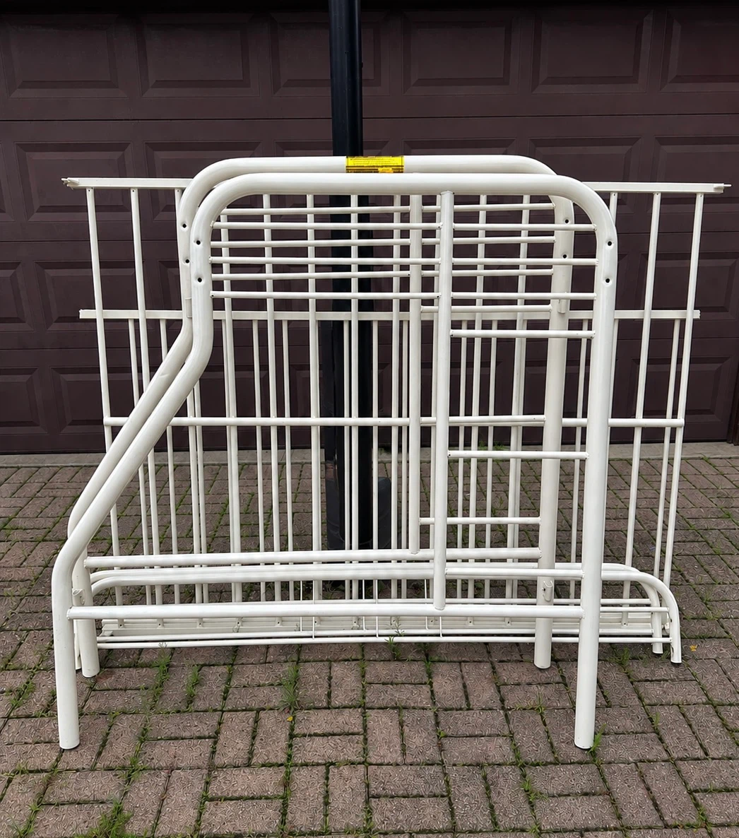 White Metal Bunk Bed - photo 2