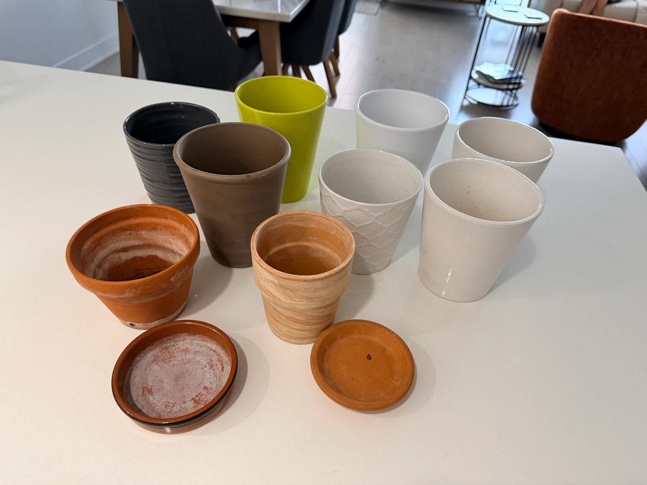 Cache-Pots pour orchidées ou autres plantes (25$ le lot)