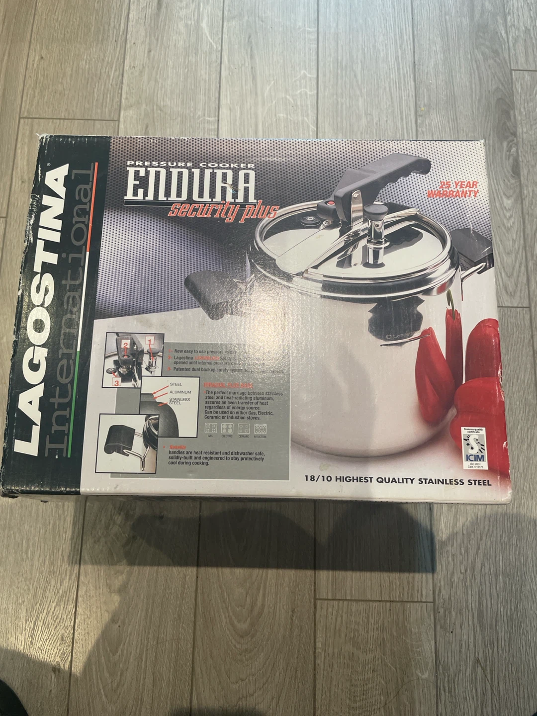 Lagostina Endura Security Plus Pressure Cooker