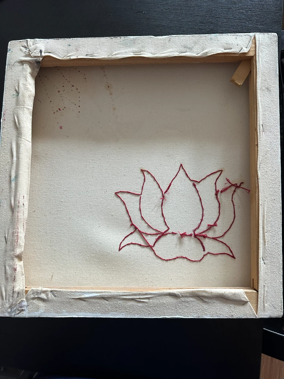 Canvas Art - Lotus Flower Painting - photo 2