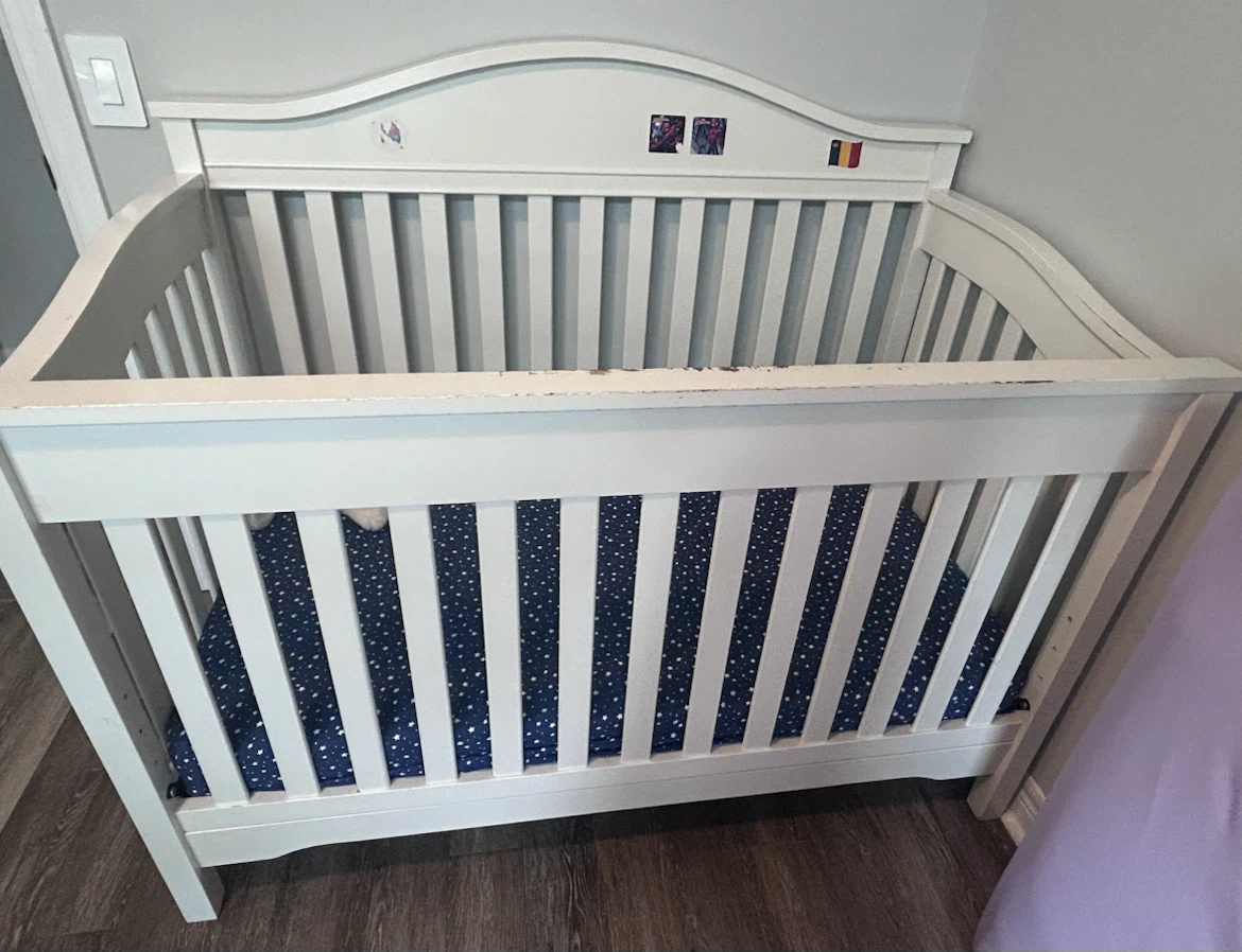 White Baby Crib