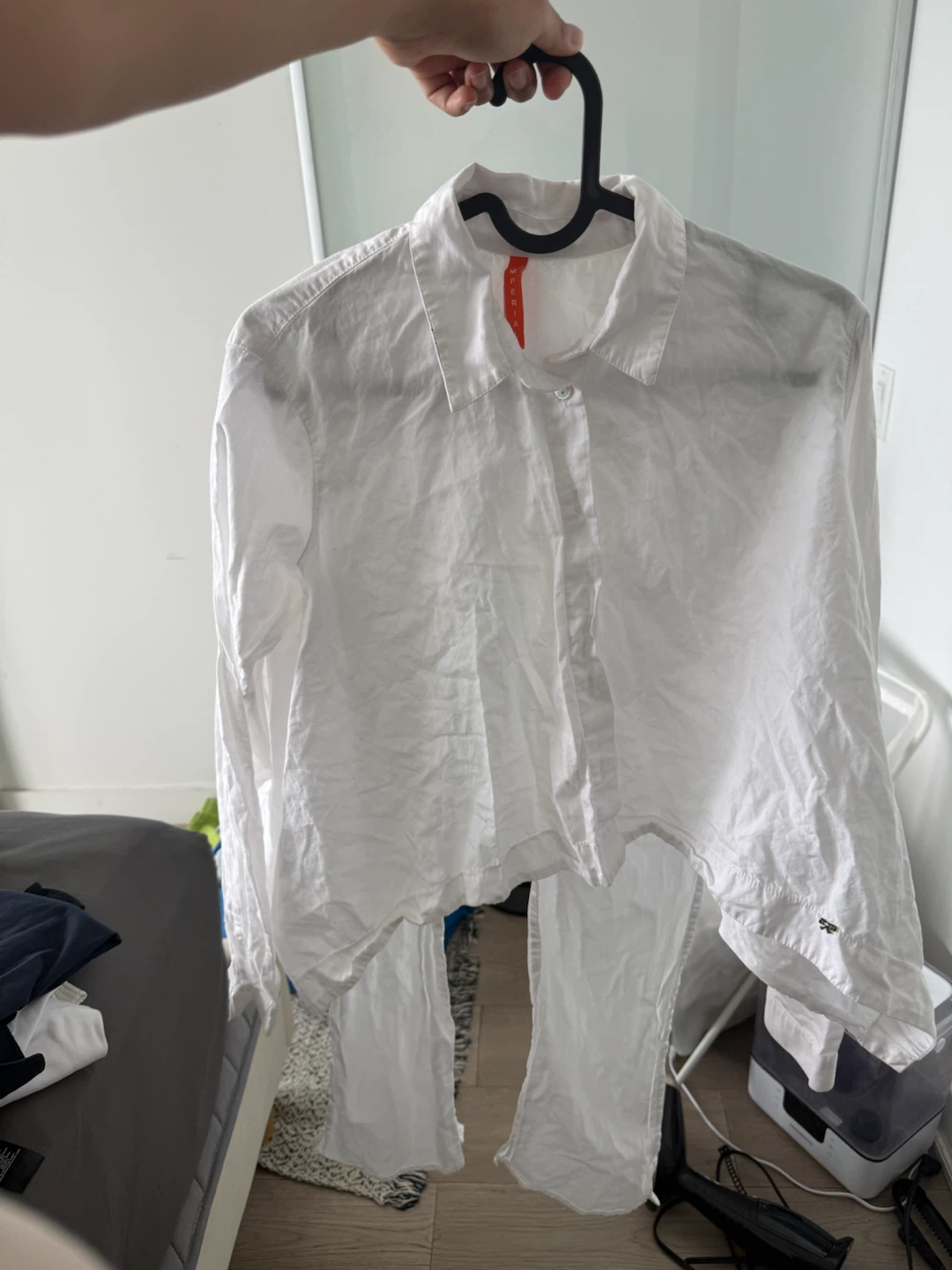 Not so classic White Button-Up Shirt