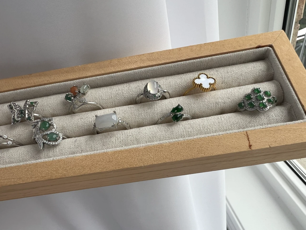 Assorted Rings with Jade and Accents - photo 4