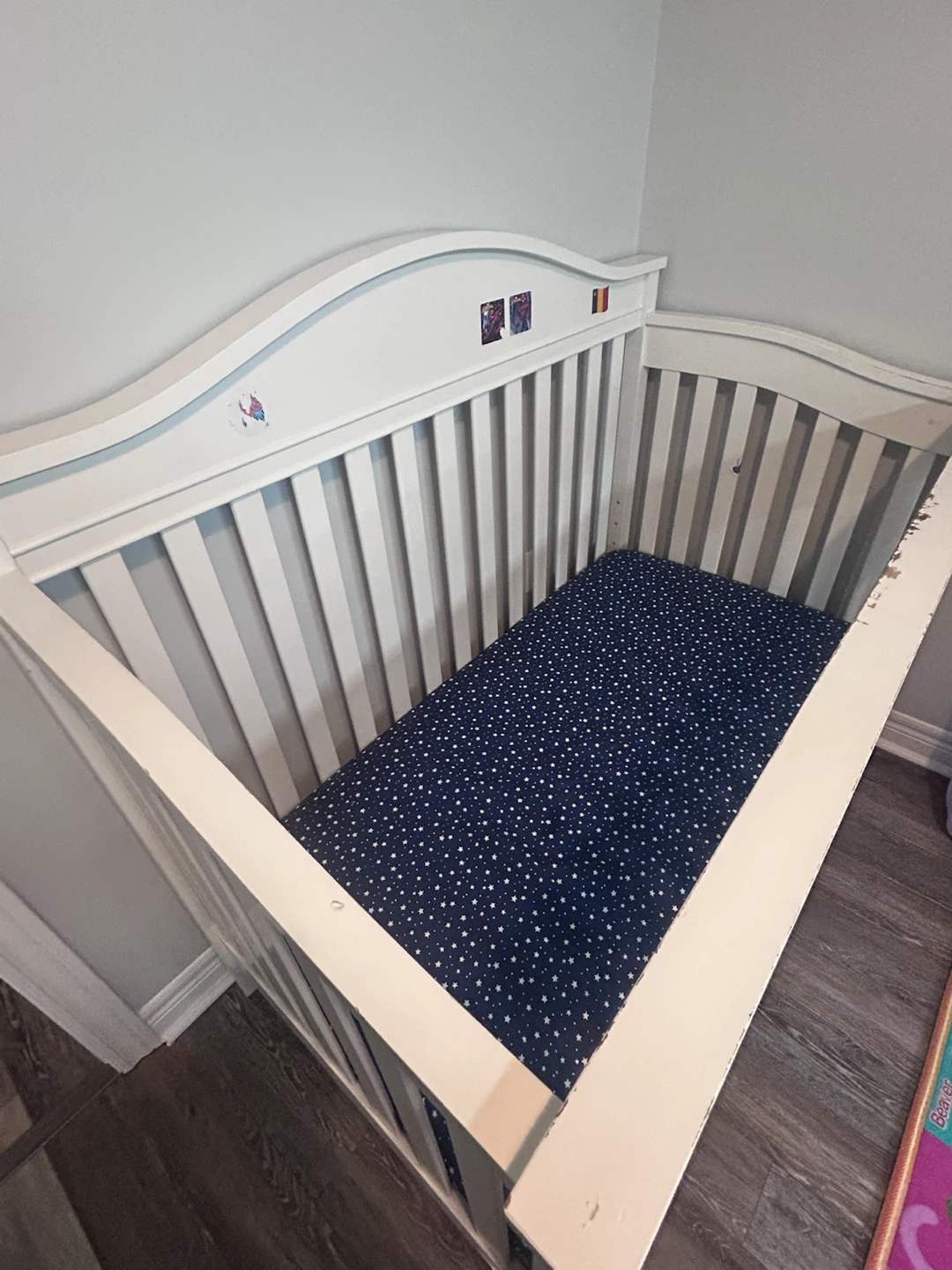 White Baby Crib - photo 4