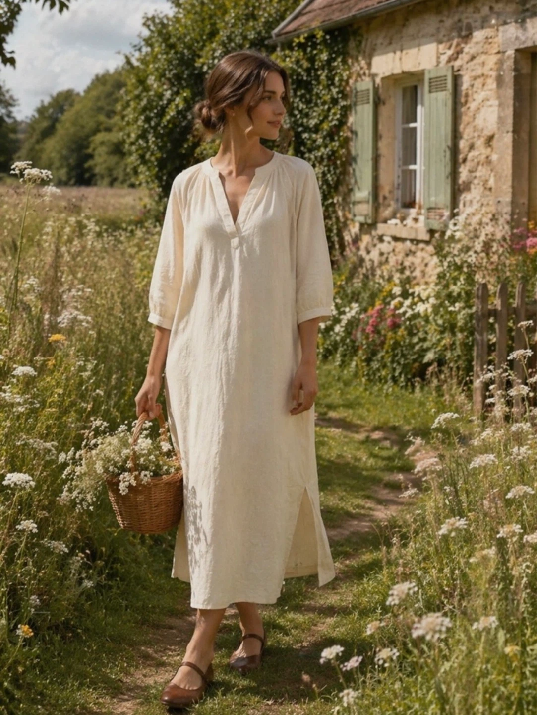 Old Navy Cream Dress - photo 2