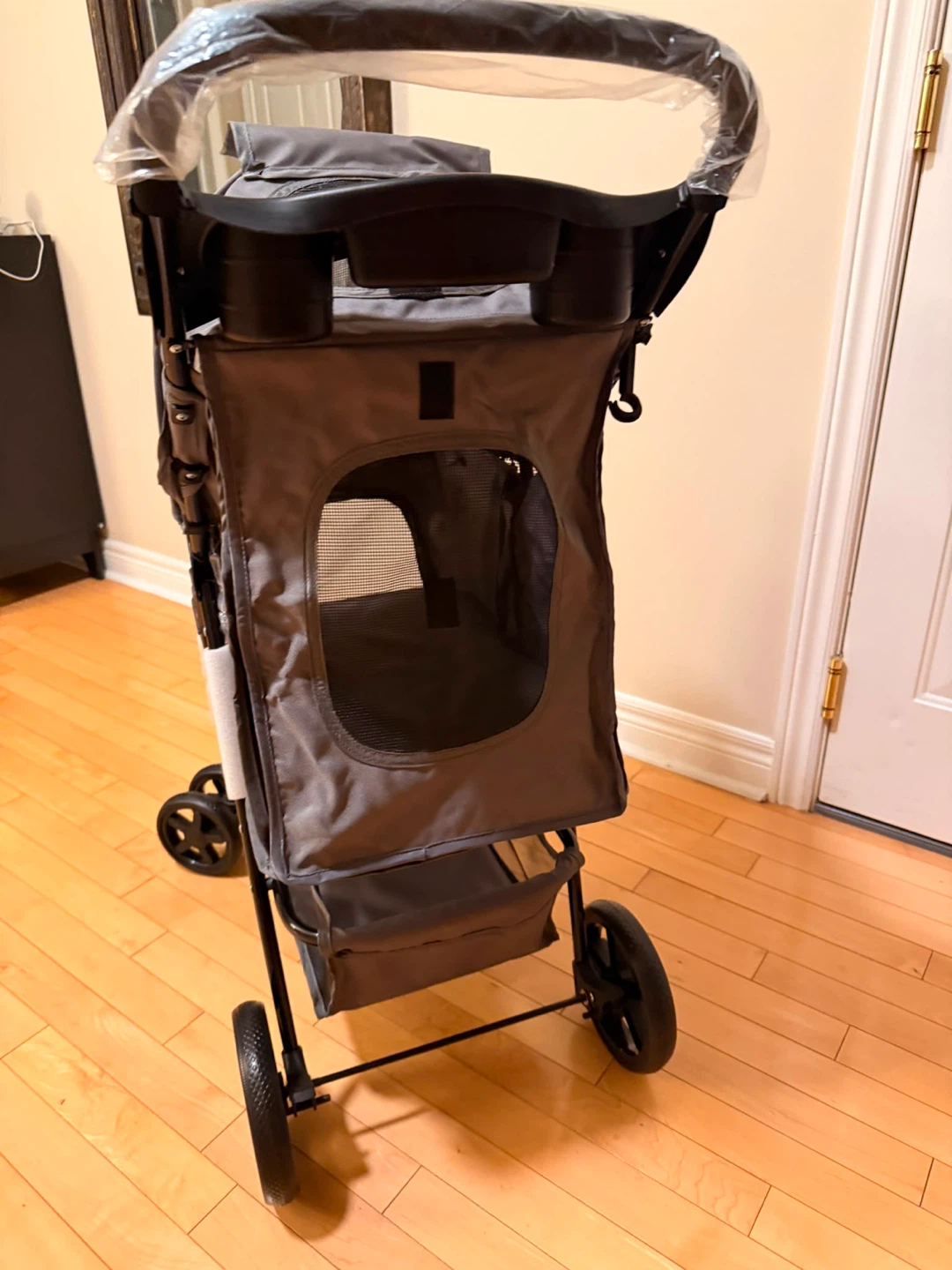 Grey Pet Stroller New