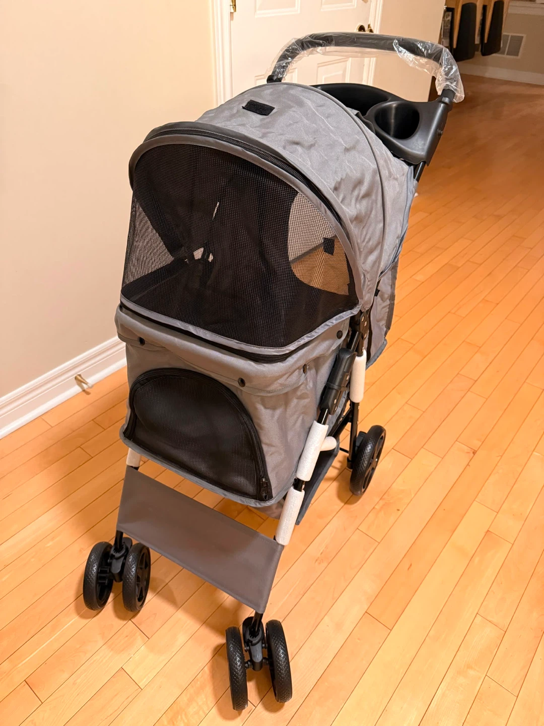 Grey Pet Stroller New - photo 5