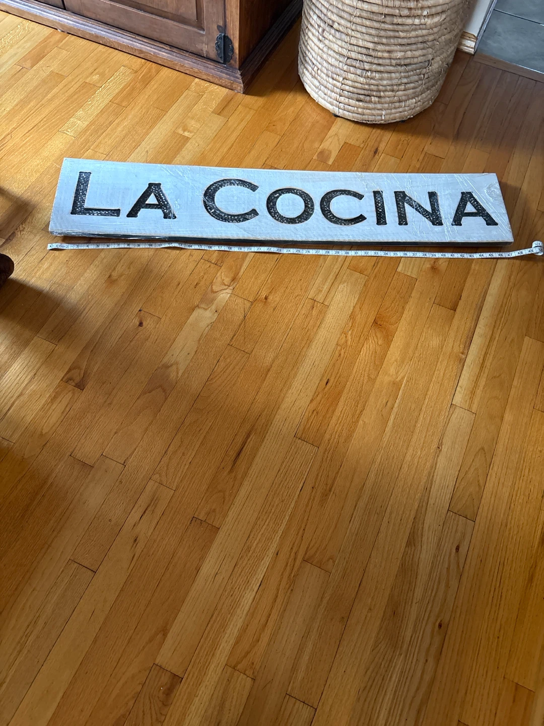 LA COCINA Wooden Sign