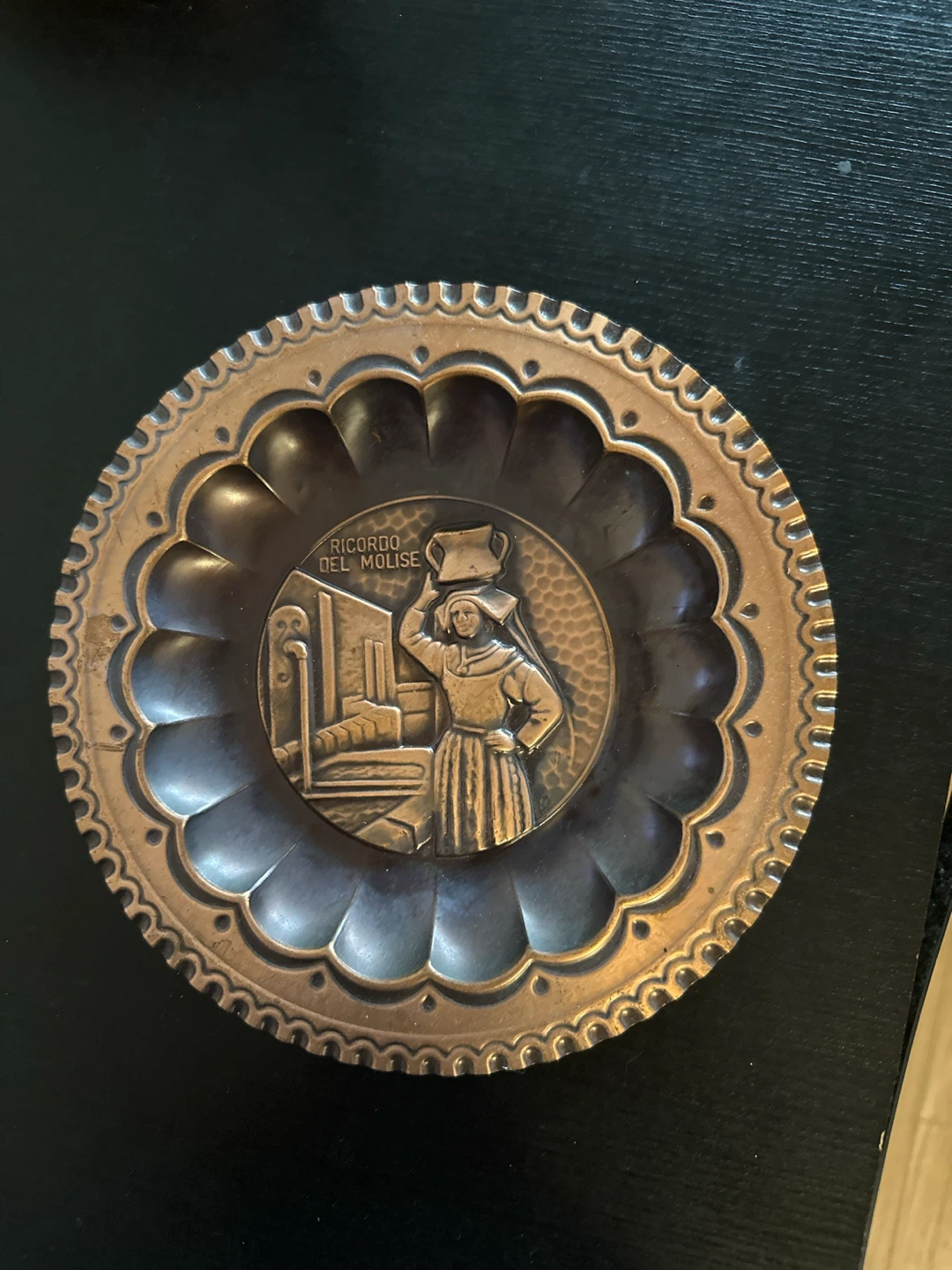 Vintage Decorative Plate "Ricordo del Molise"