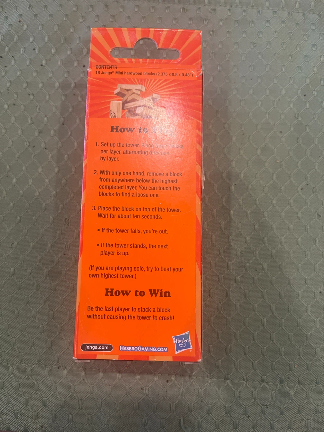 Hasbro Jenga Mini Pocket-Sized Game - photo 2