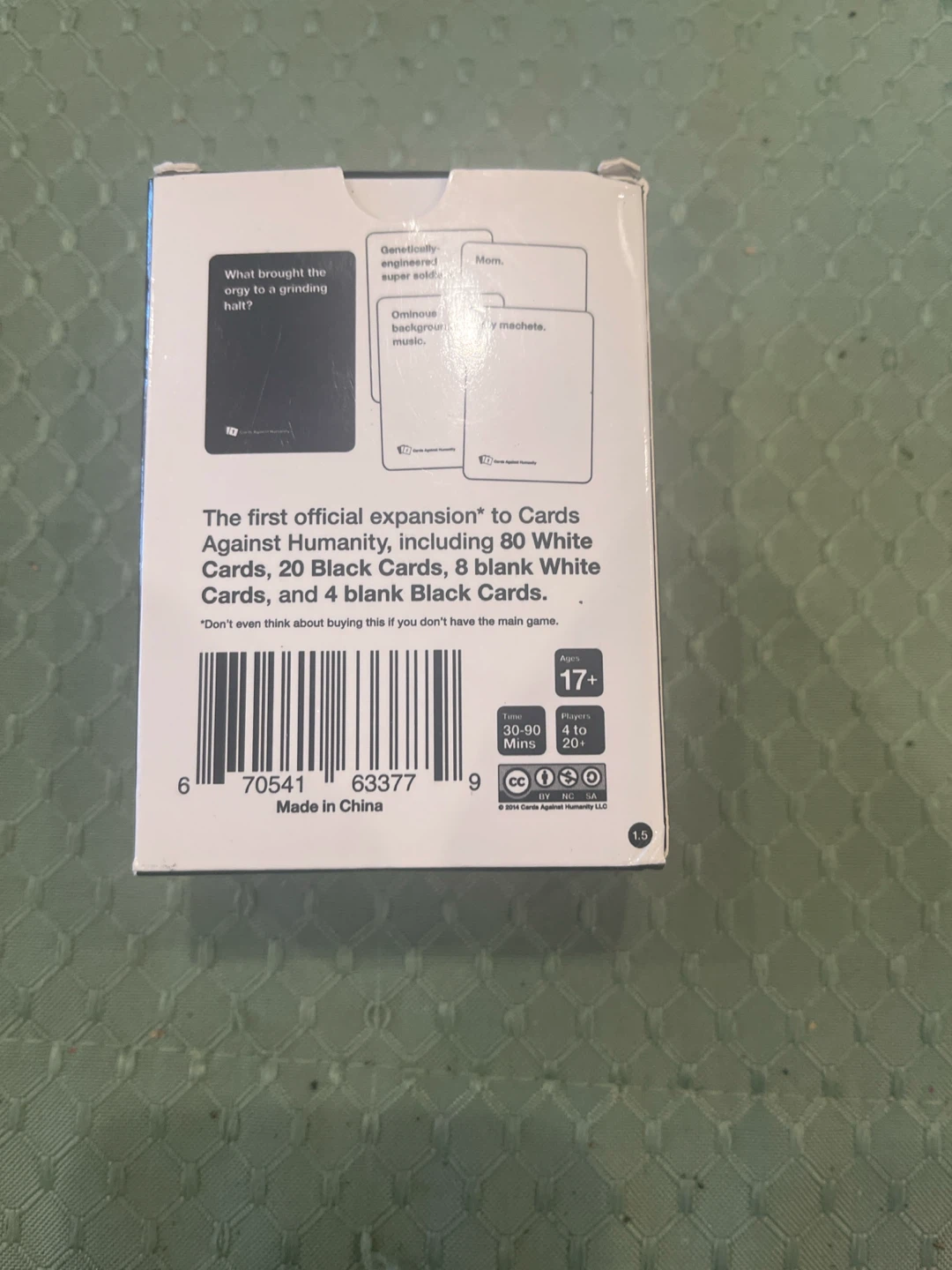 Cards Against Humanity First Expansion Pack - photo 2