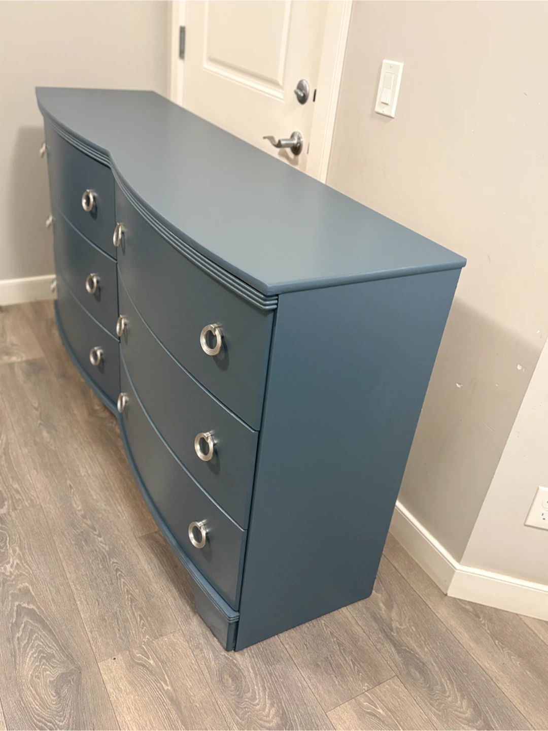 Blue 6-Drawer Dresser - photo 4