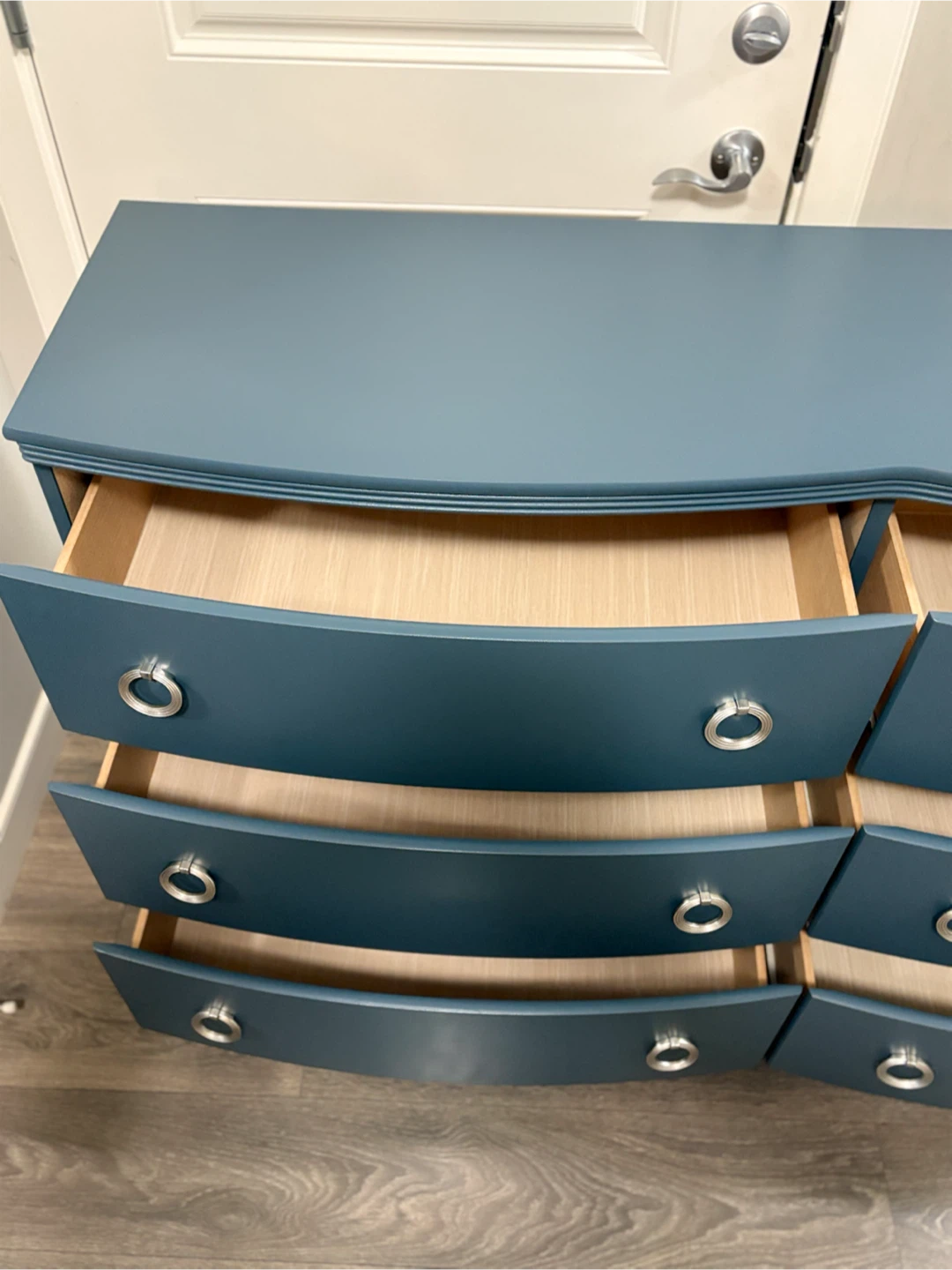 Blue 6-Drawer Dresser - photo 5