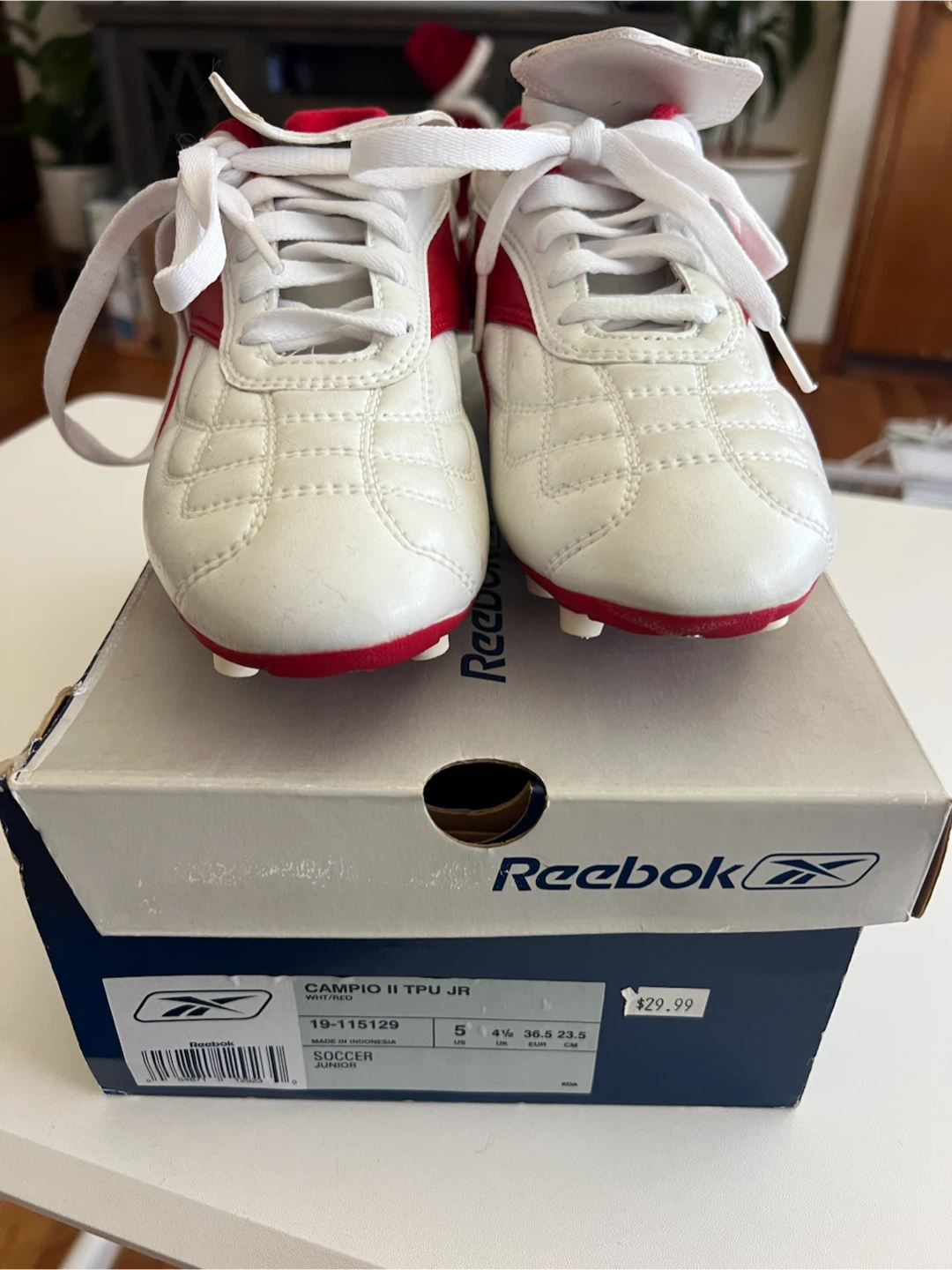 Reebok Campio II TPU Jr Soccer Cleats