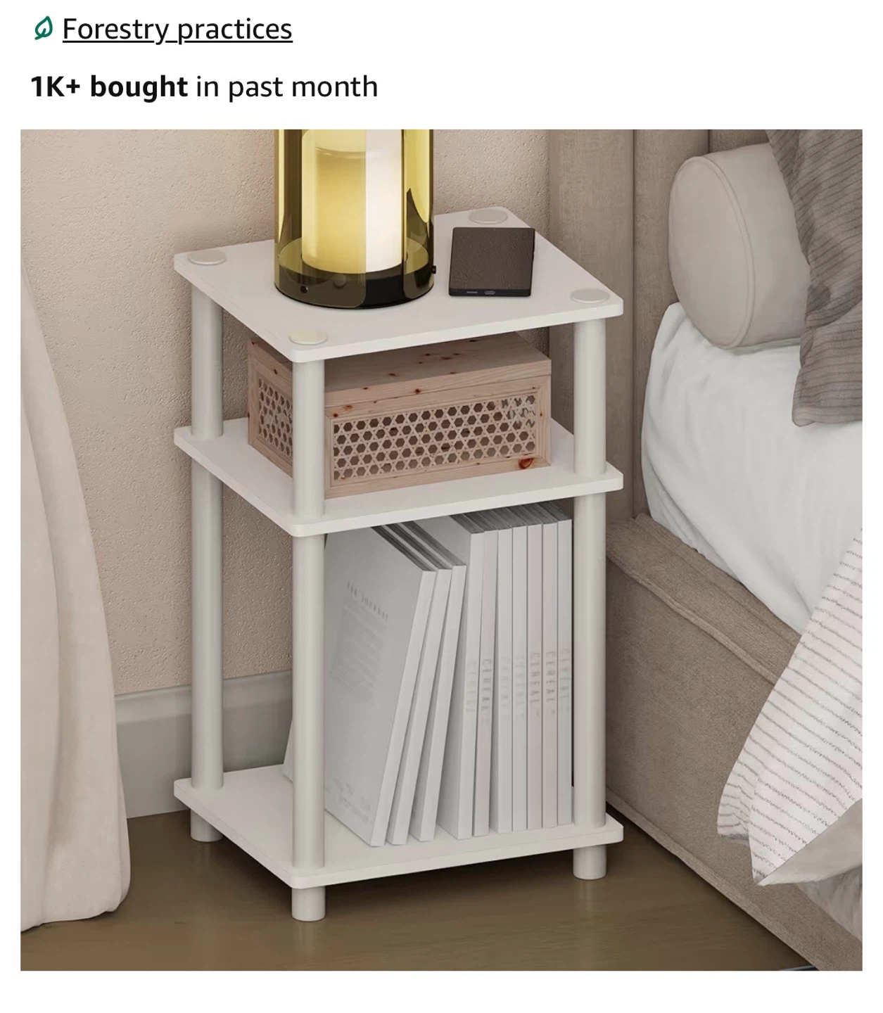 White end table/side table - NEW IN BOX