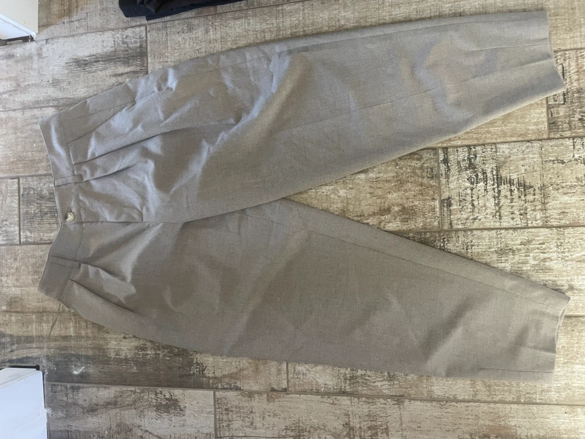 Oui Pants - Beige Size 40