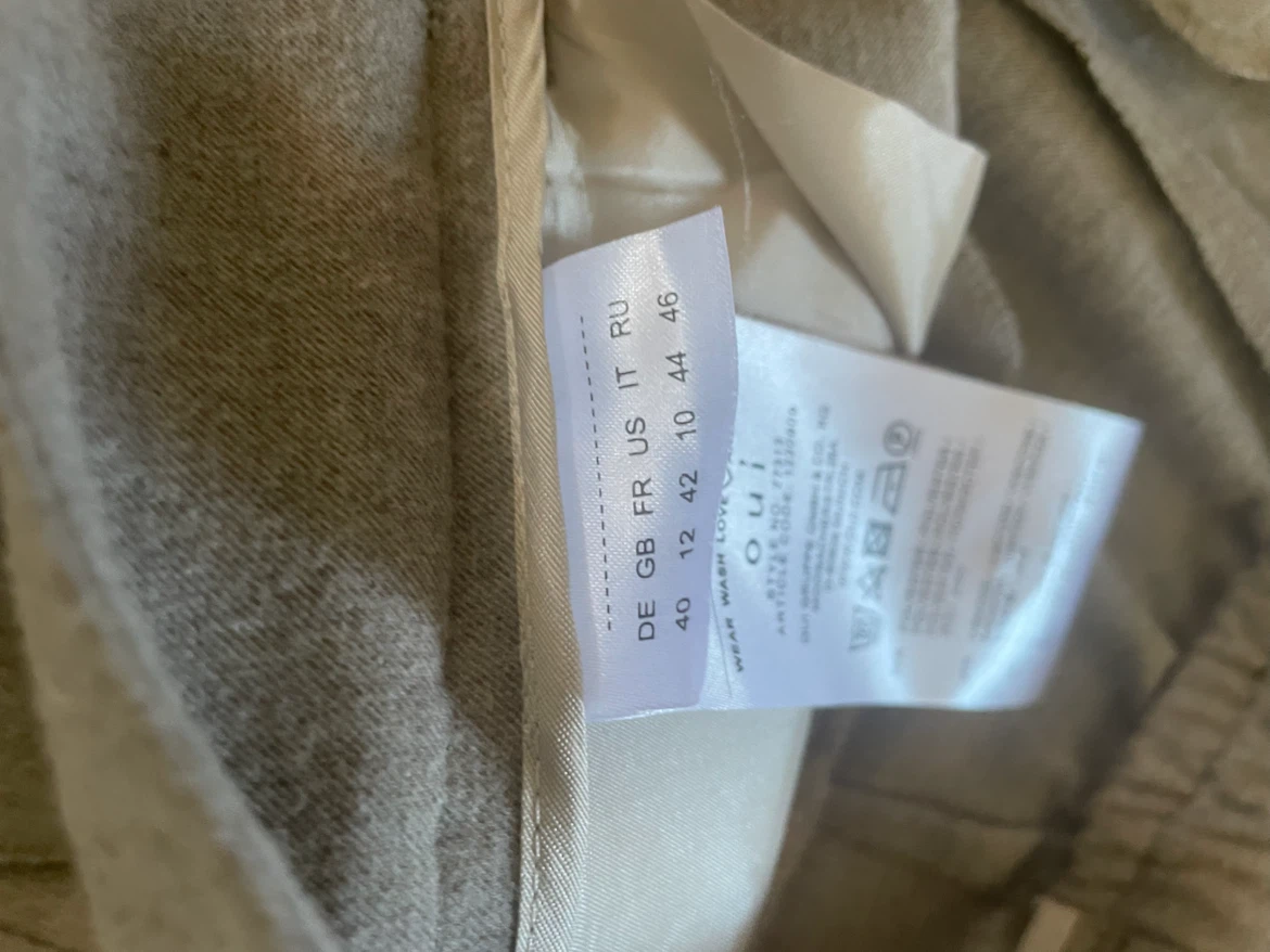 Oui Pants - Beige Size 40 - photo 3