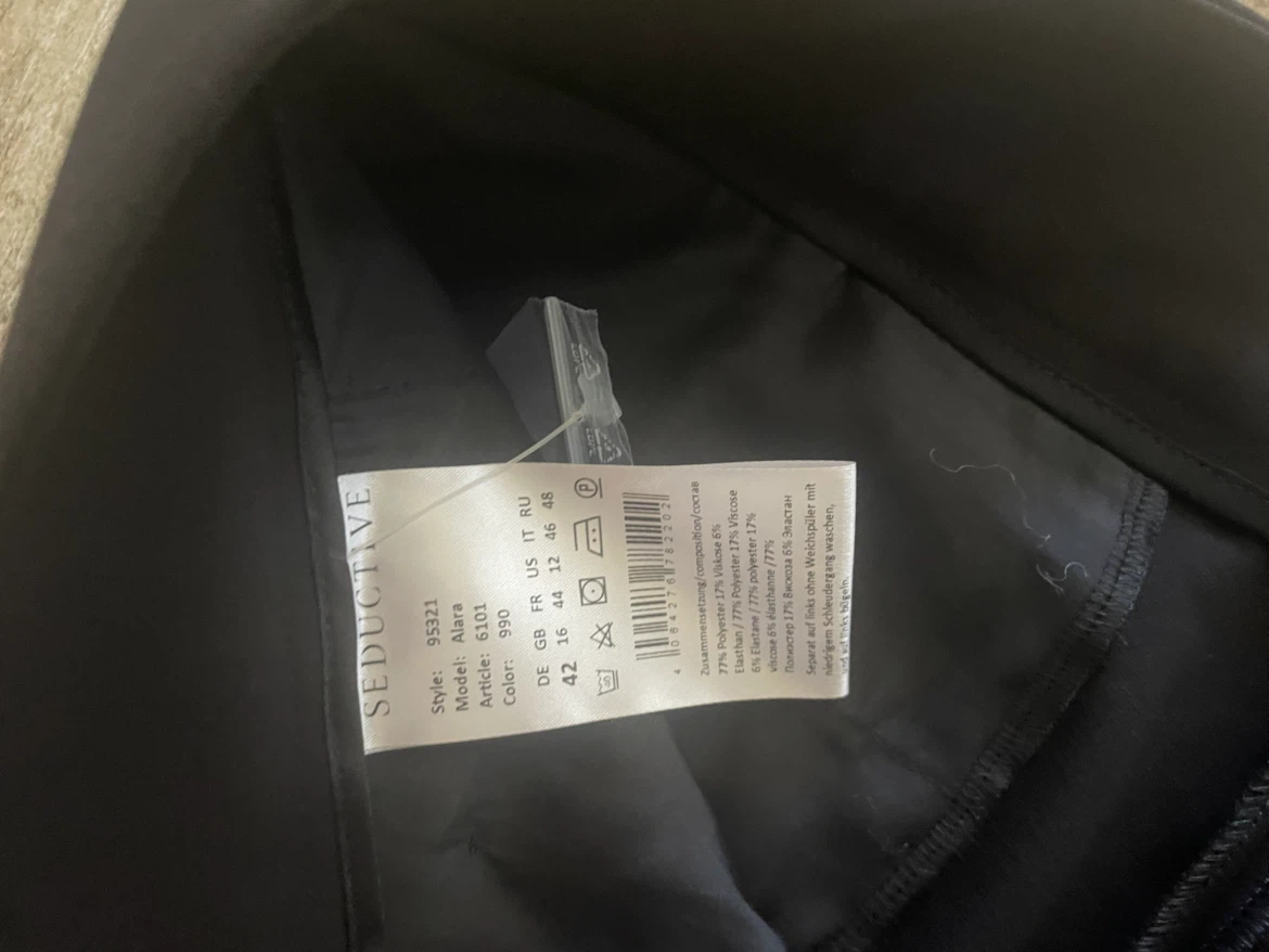 SEDUCTIVE Alara Black Pants - Size 42 - photo 2