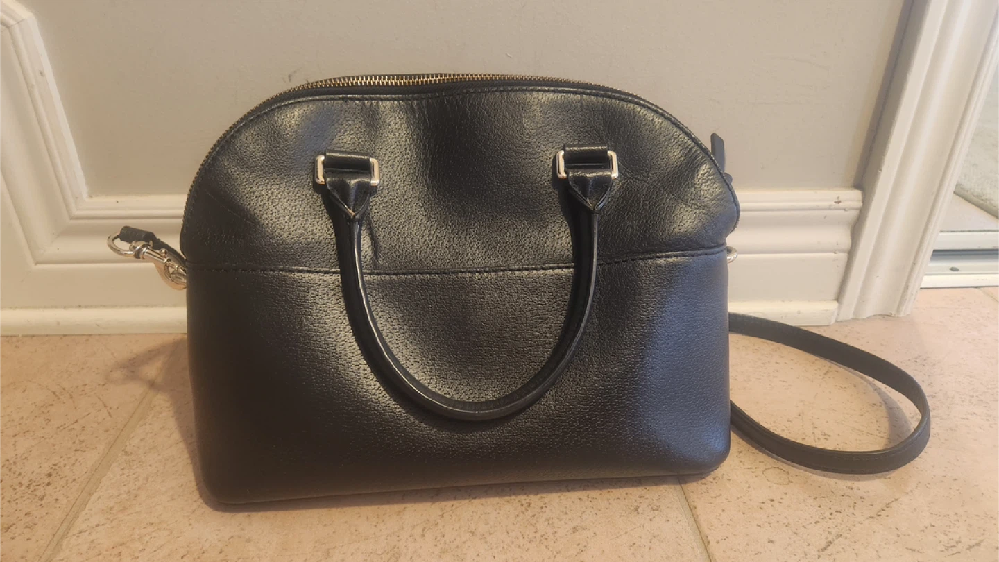 Kate Spade Black Leather Satchel Handbag - photo 3