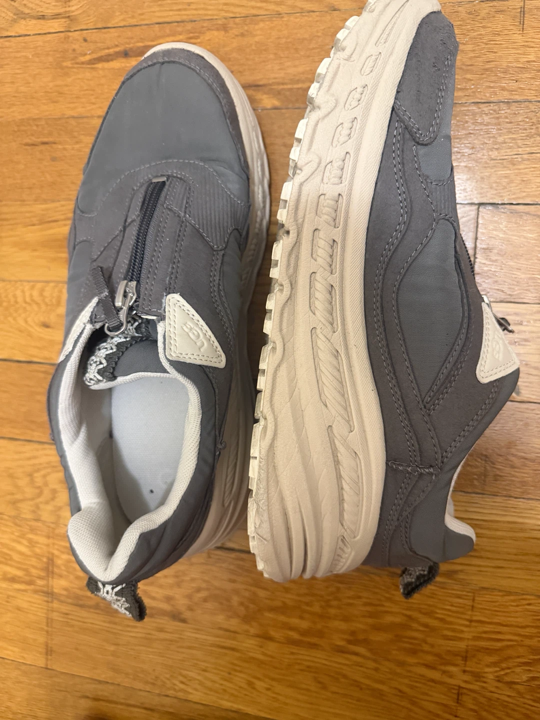 UGG Gray Zip Sneakers - Size 10 - photo 2