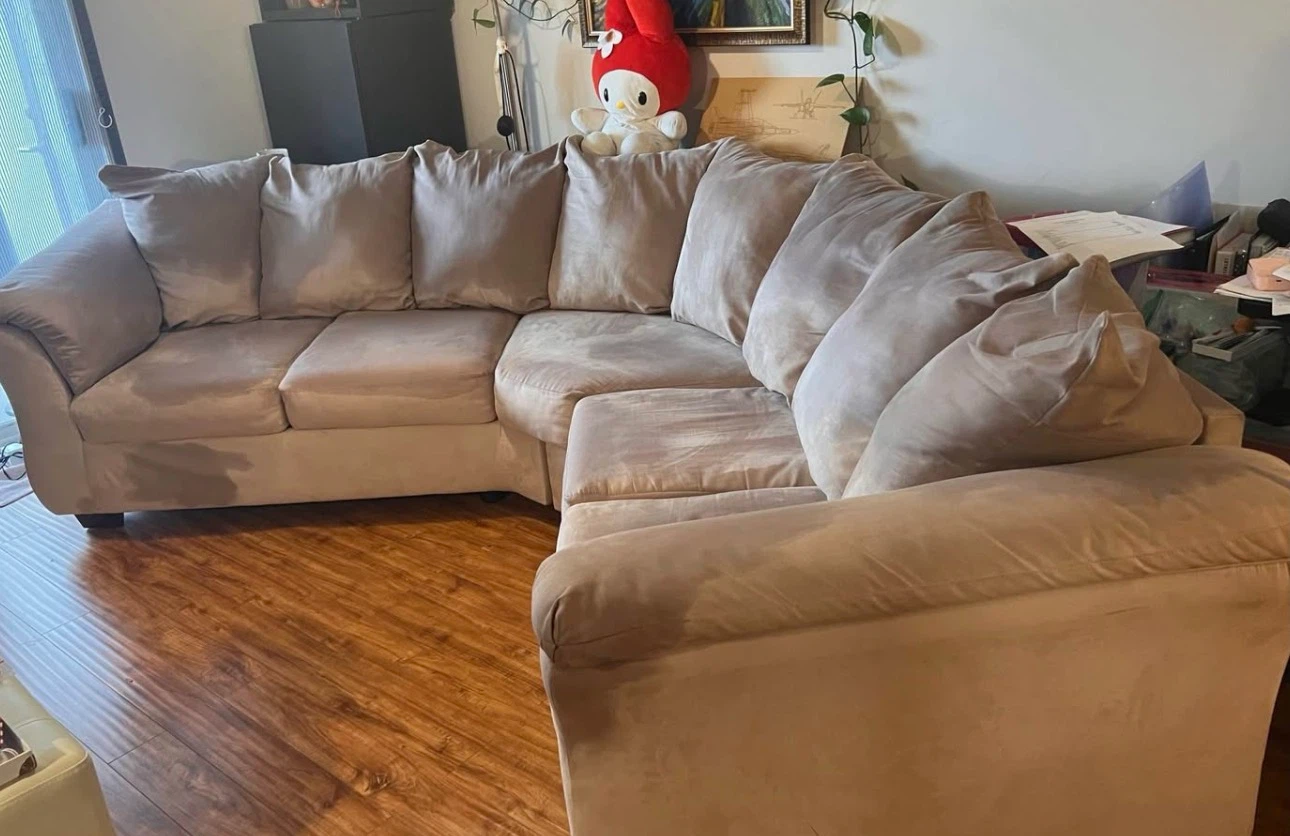 Beige Sectional Sofa