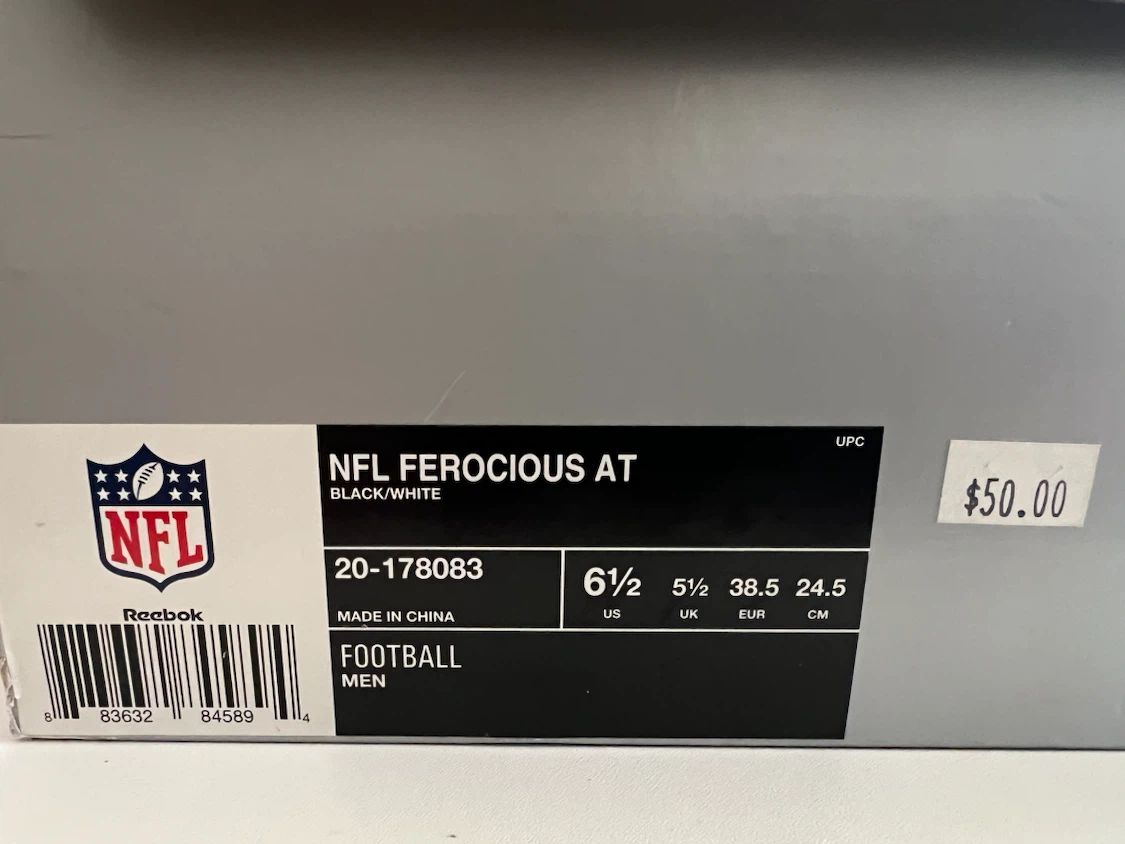 Reebok NFL Football Cleats - photo 2