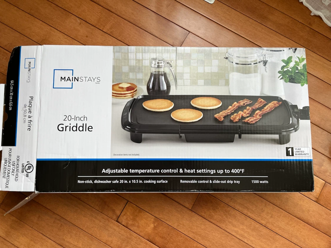 Mainstays 20-Inch Griddle - photo 3